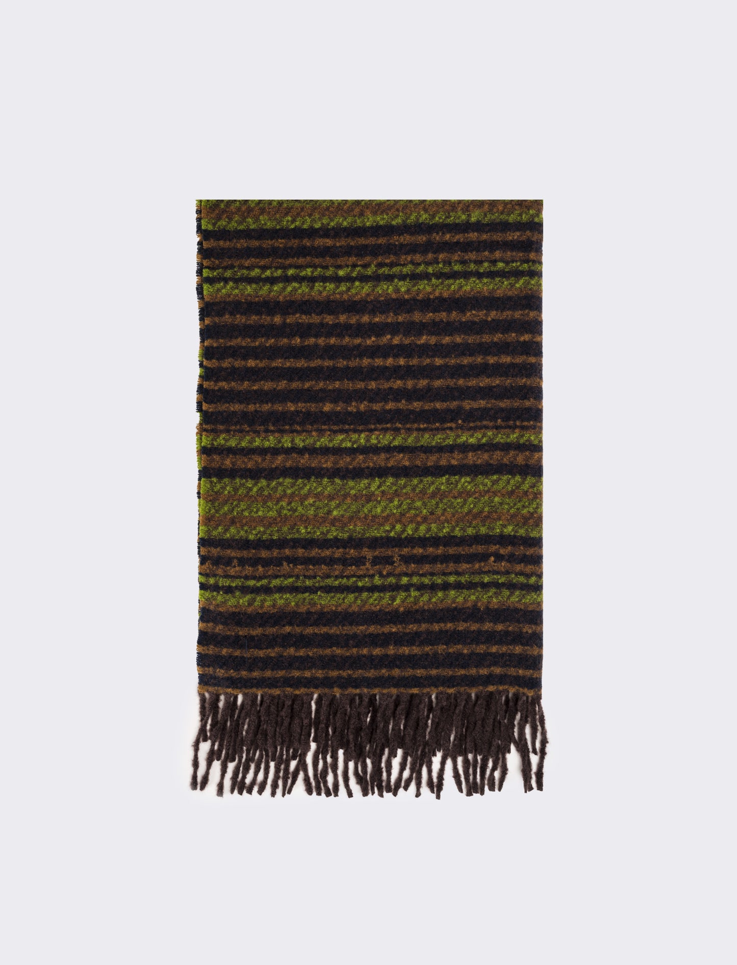 Sciarpa uomo righe multicolor - Verde