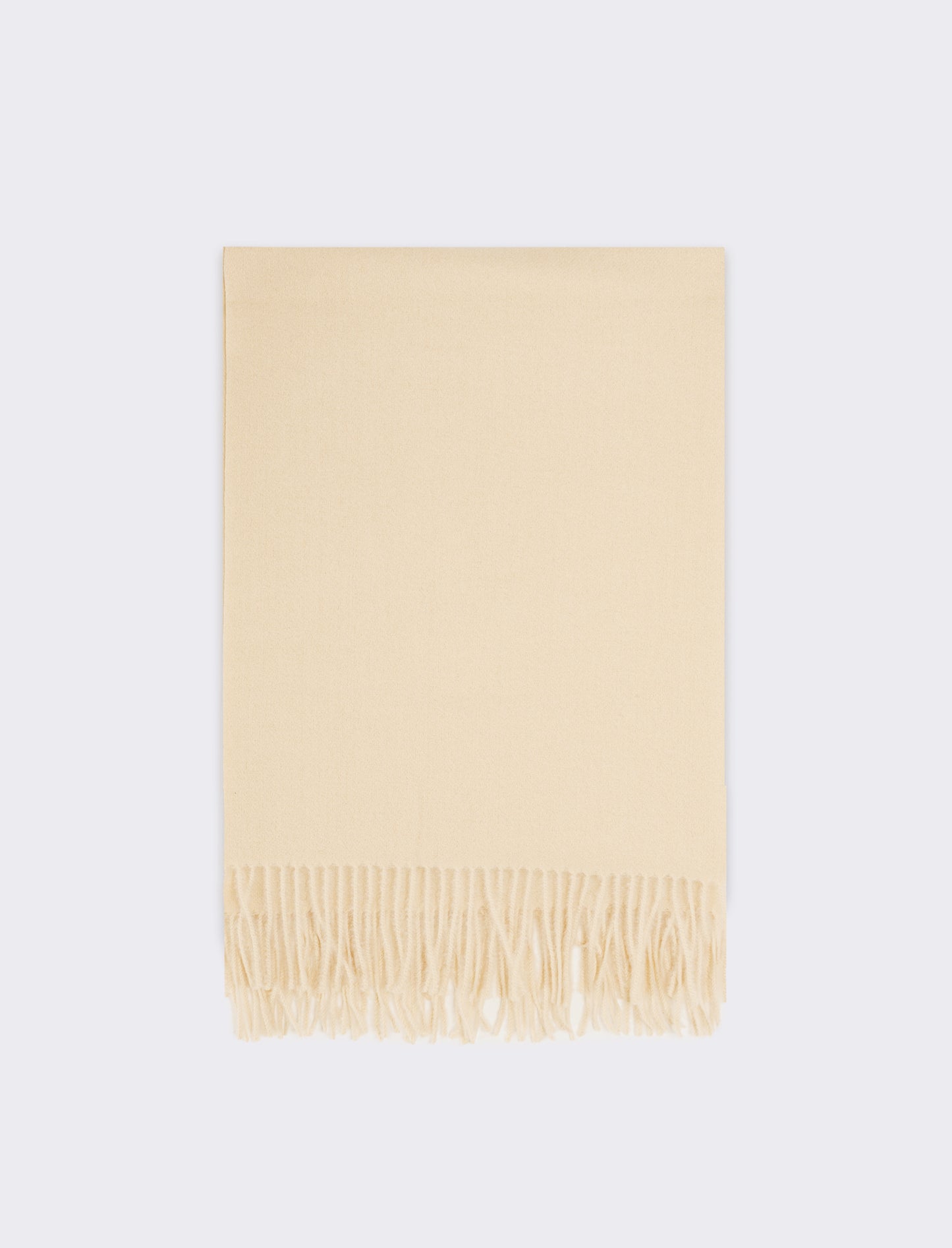 Sciarpa unito con frange uomo - Beige