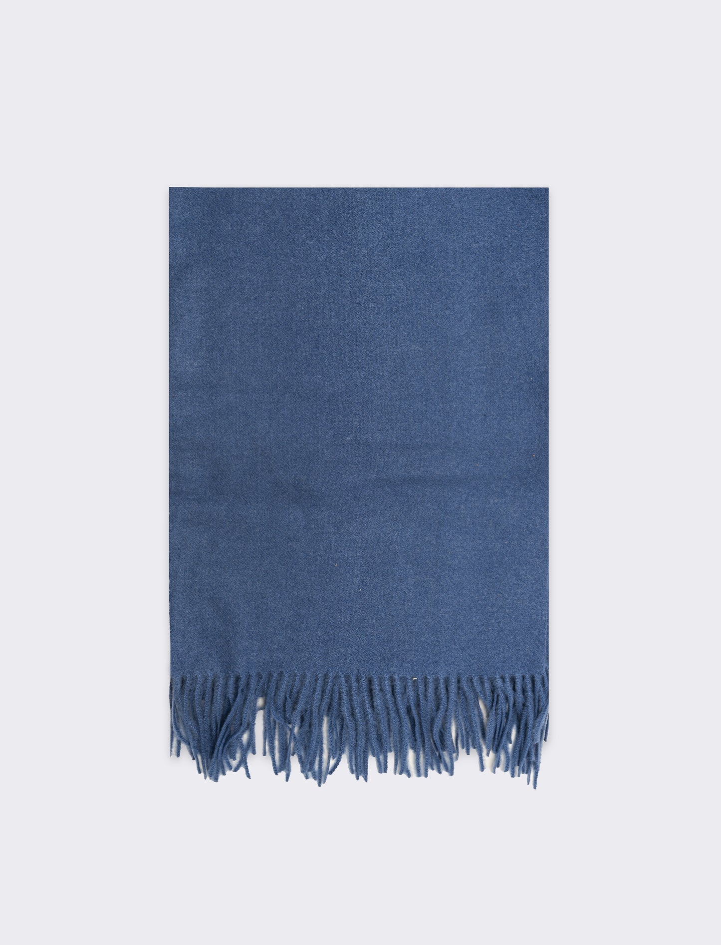 Sciarpa unito con frange uomo - Denim
