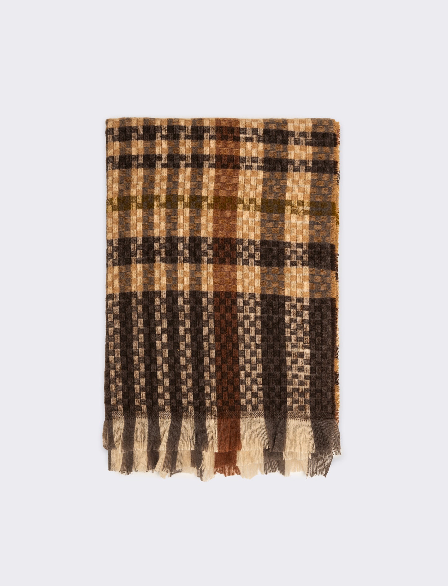 Sciarpa intreccio peso medio uomo - Beige