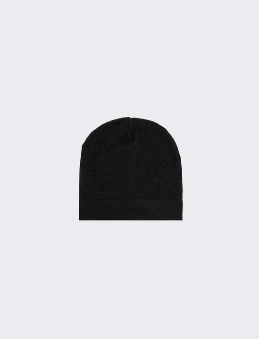 Cappello in pile con ciniglia uomo - Nero