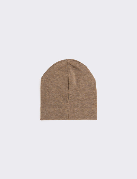 Cappello in pile con ciniglia uomo - Moro