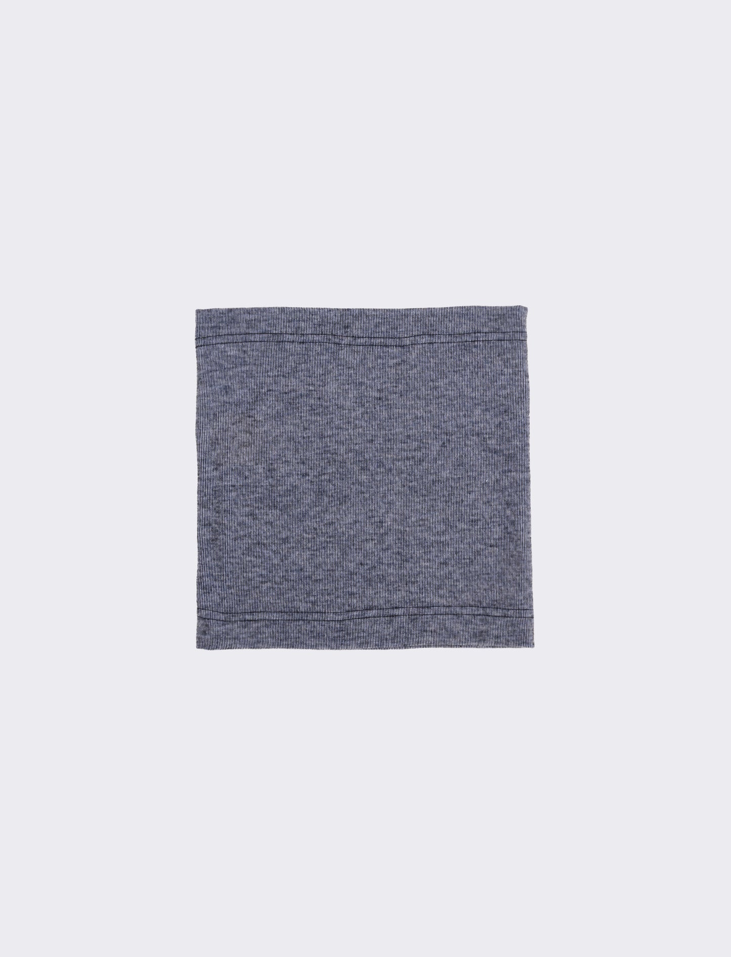 Collo in pile con ciniglia uomo - Blu