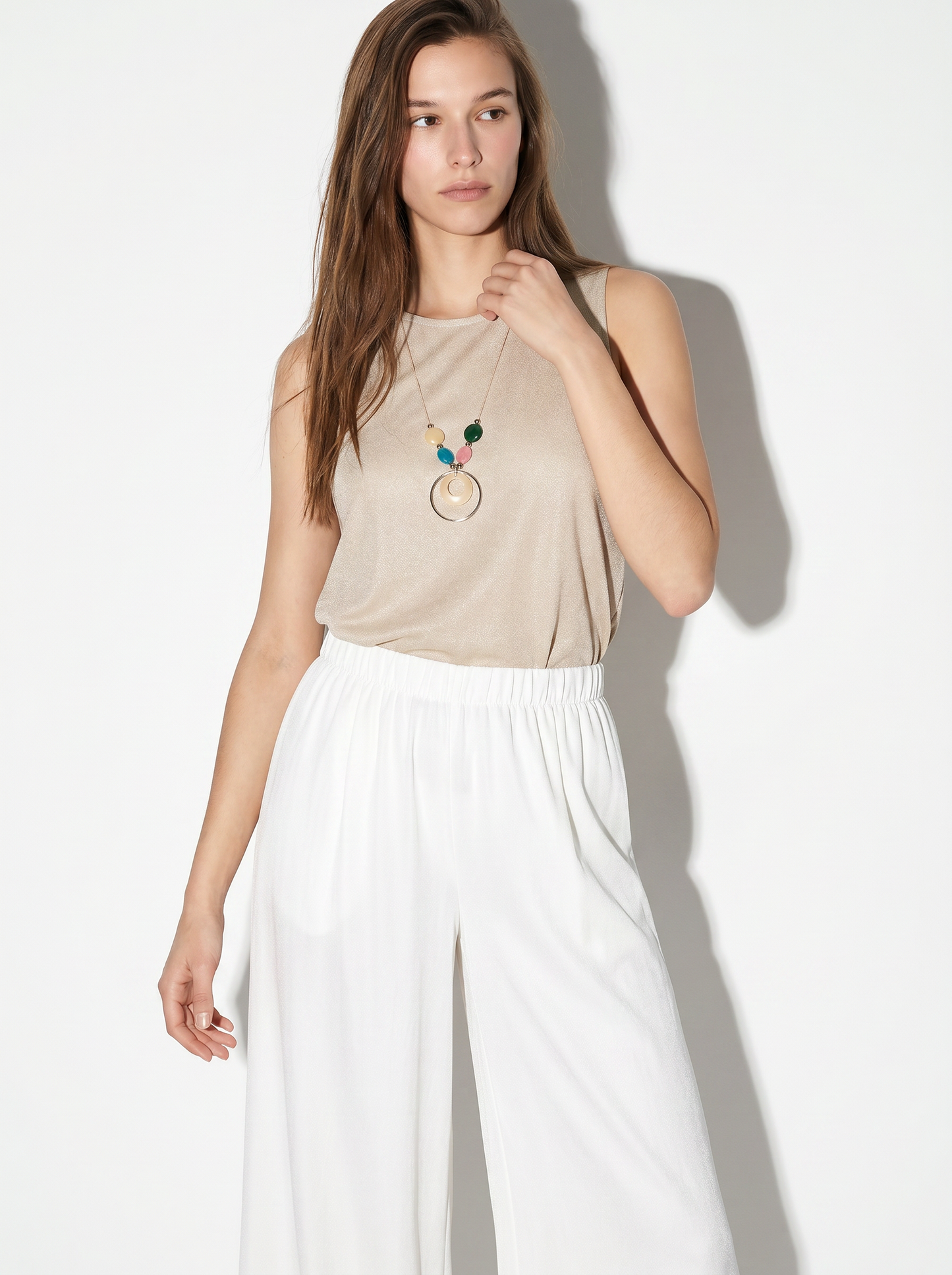 Casacca morbida giromanica - Beige