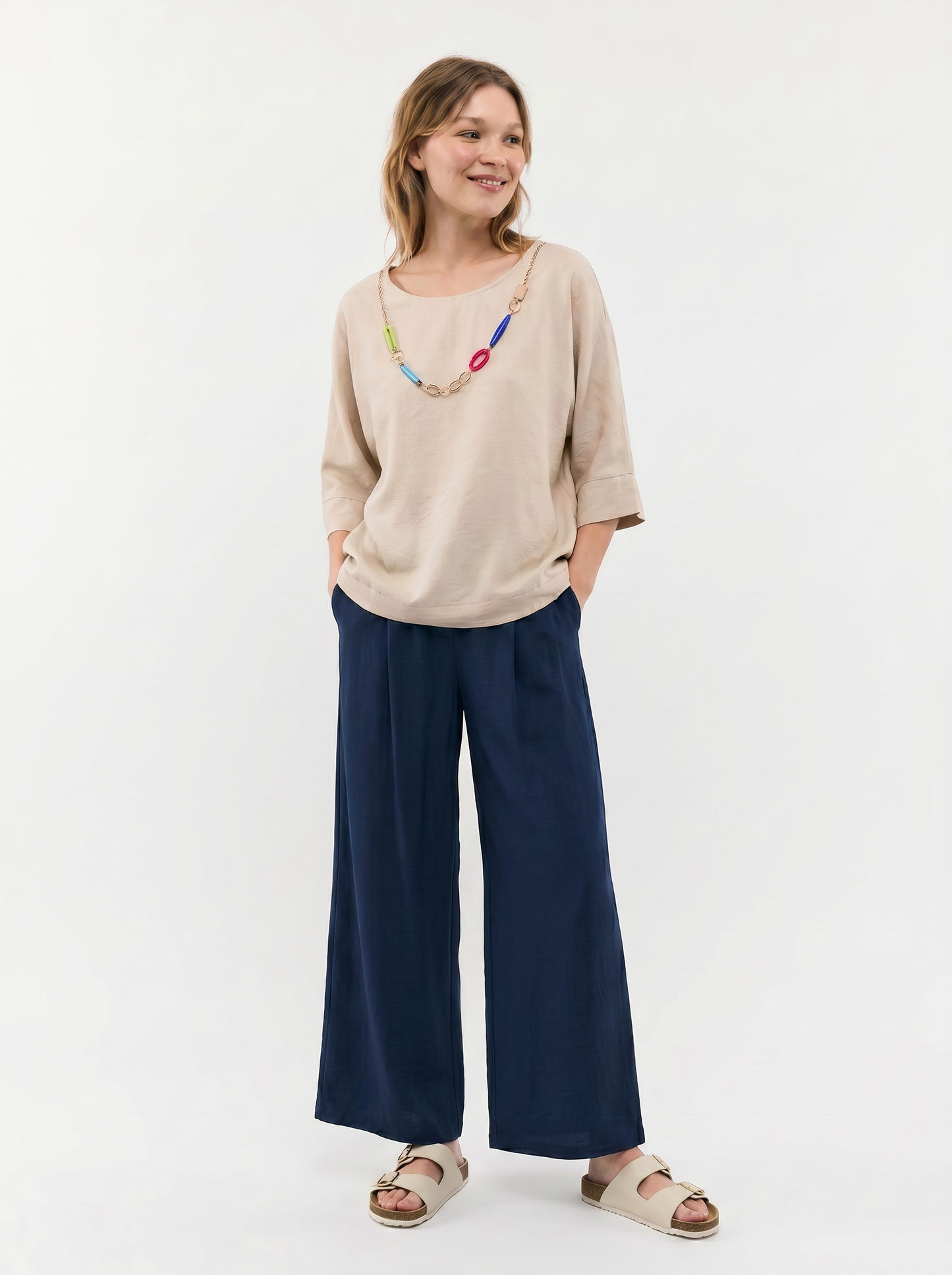 CASACCA MANICA A TRE QUARTI - Beige