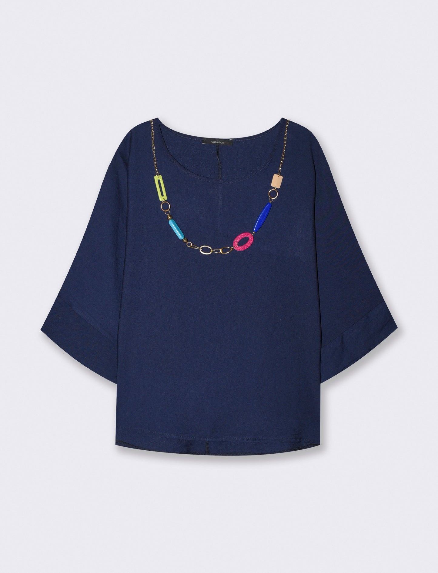 CASACCA MANICA A TRE QUARTI - Blu