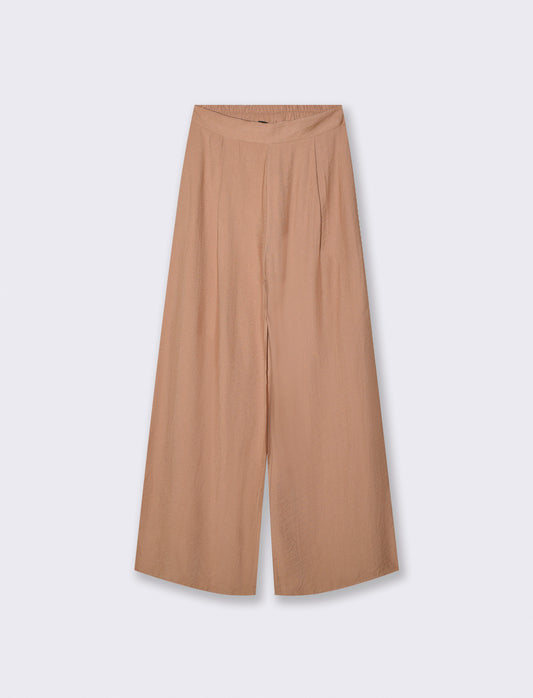 PANTALONE PALAZZO - Beige
