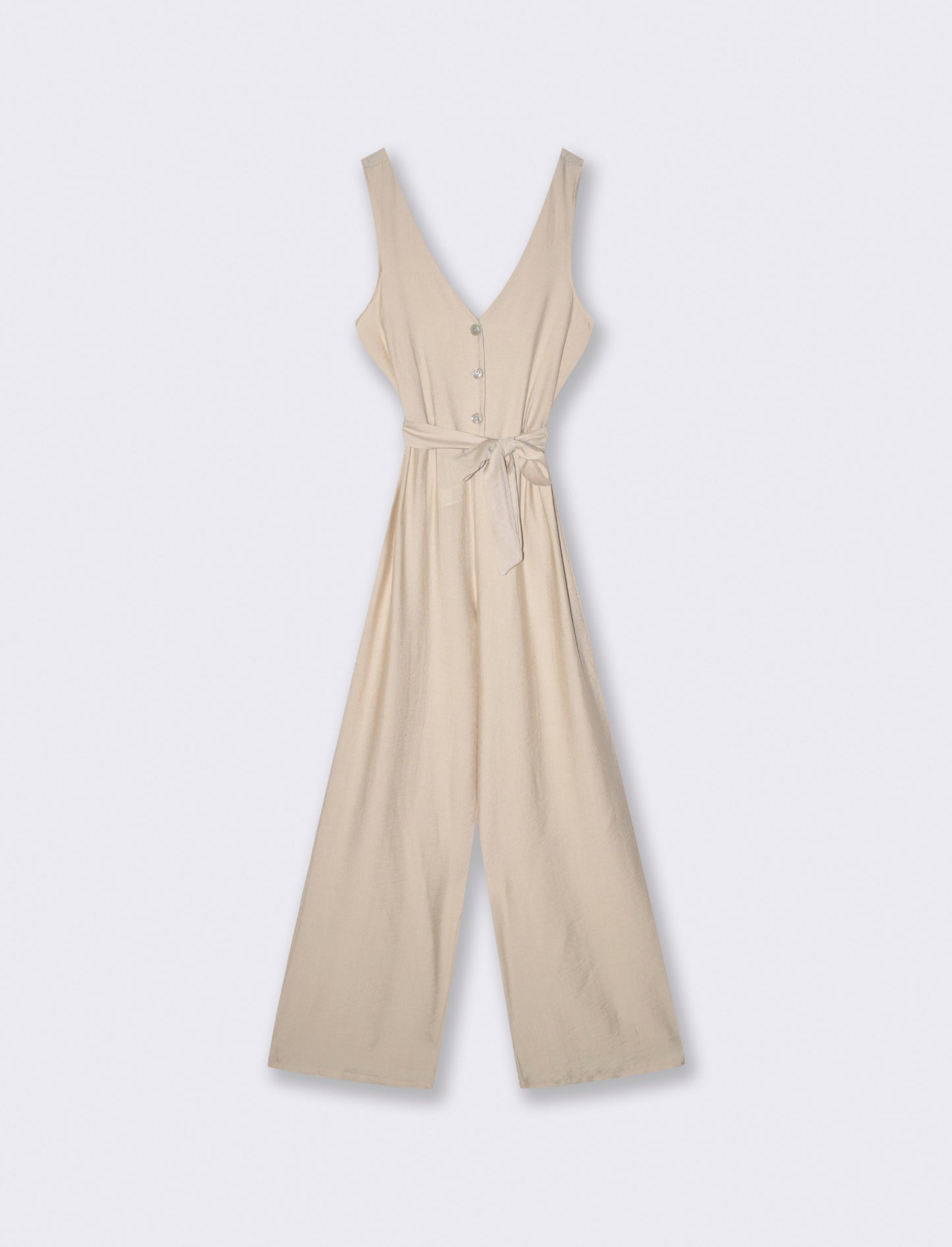 TUTA INTERA CON CINTURA IN VITA - Beige