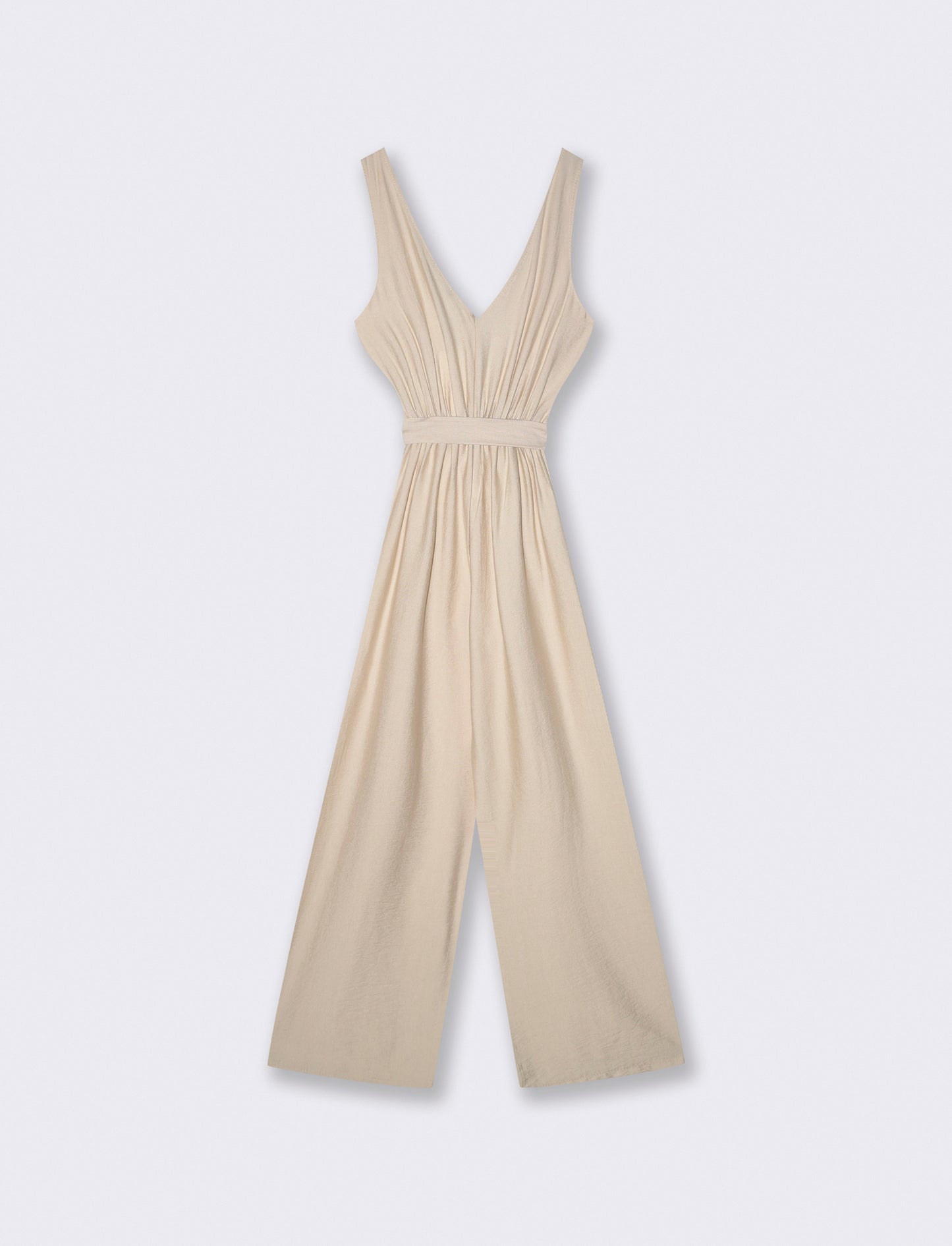 TUTA INTERA CON CINTURA IN VITA - Beige