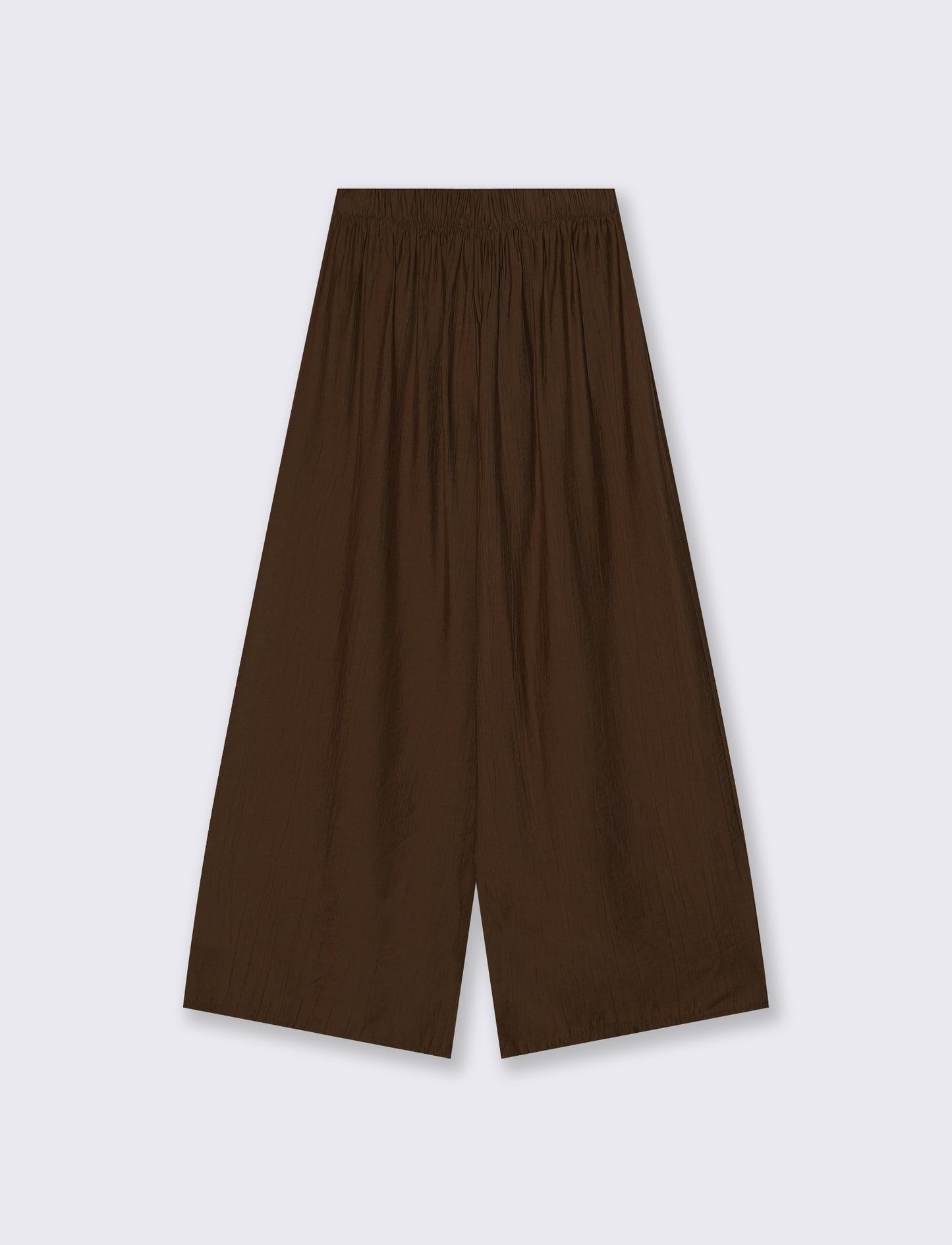 Pantalone viscosa largo con bustino - Moro