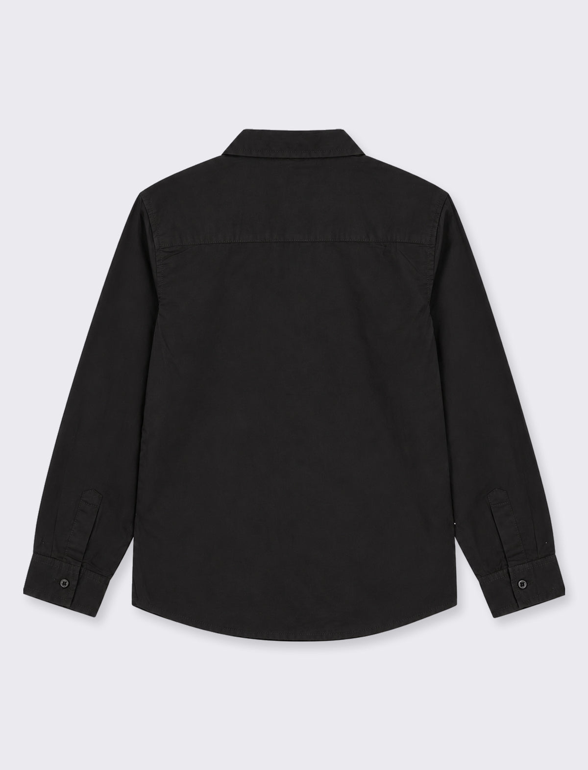 Camicia in cotone. - Nero