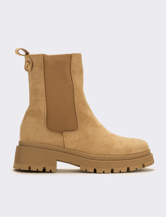 Trochetto modello chelsea da donna - Beige