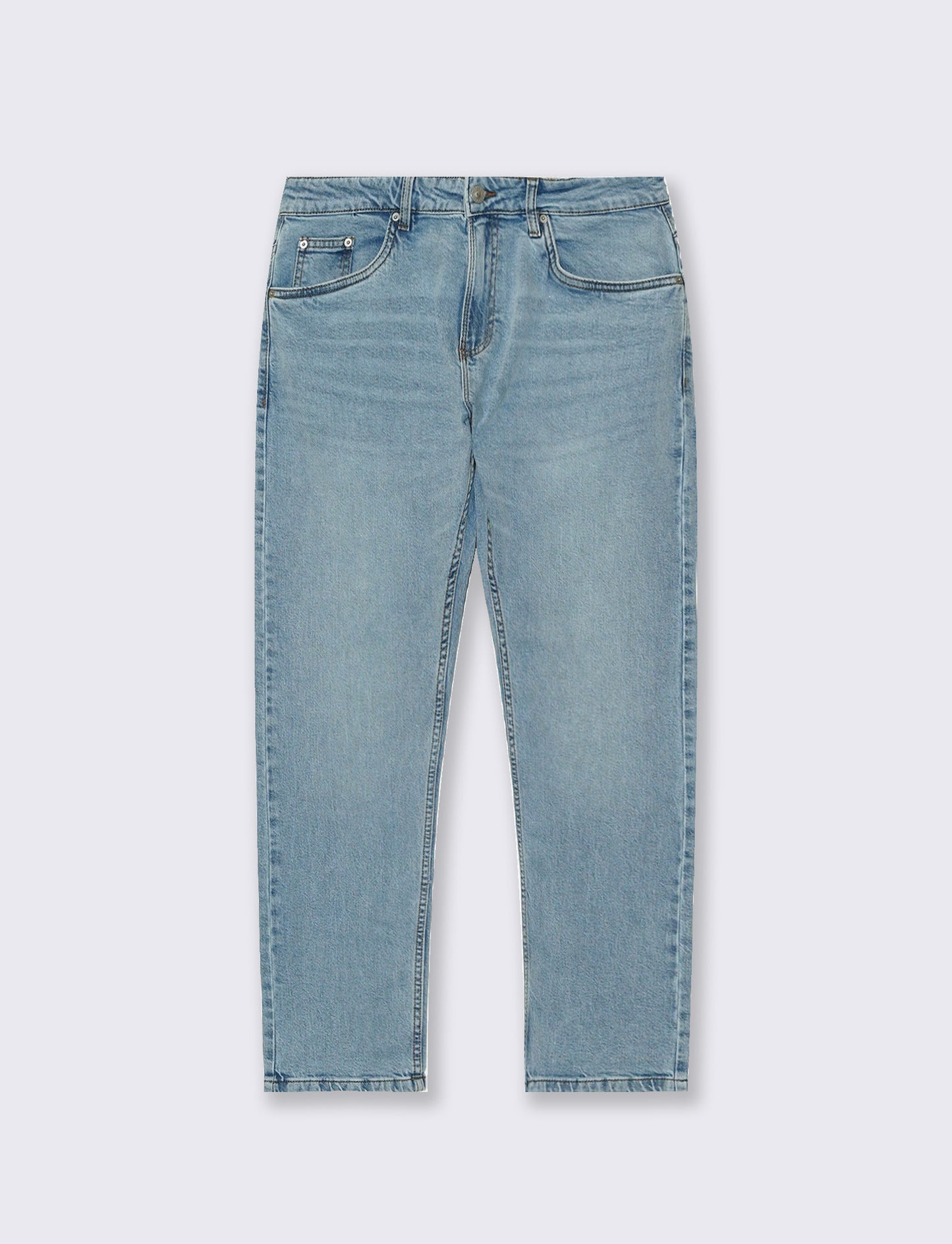 JEANS REGULAR FIT BLU CHIARO - Denim chiaro