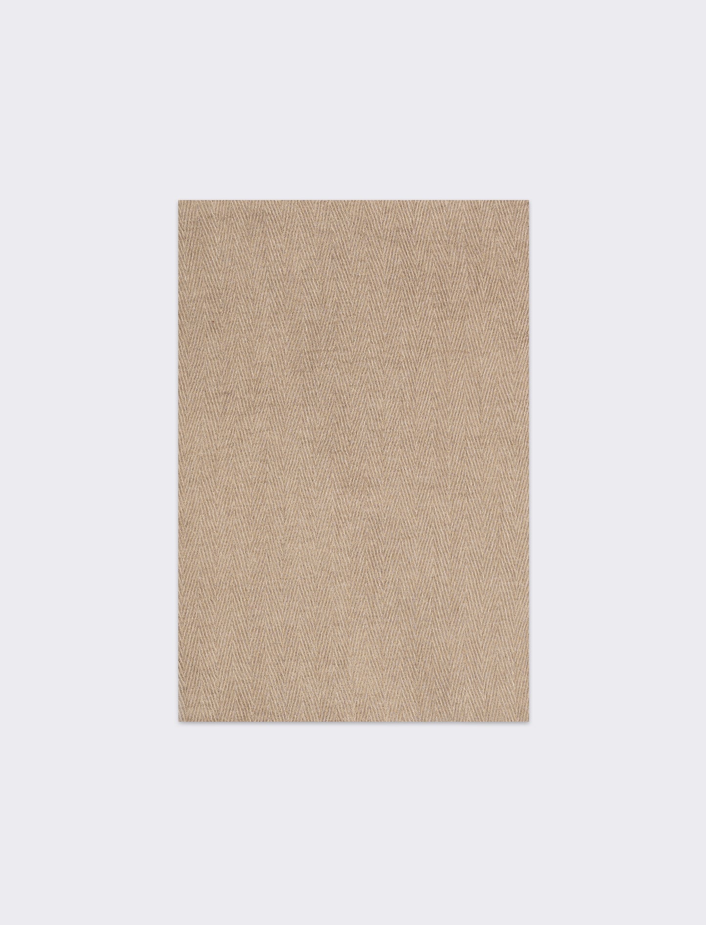 Sciarpa peso leggero melange senza frange - Beige