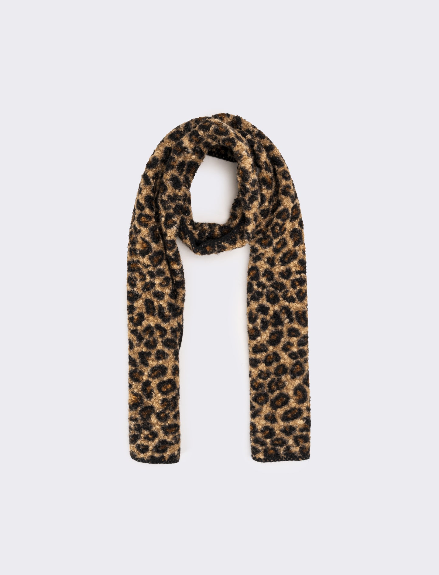 Sciarpa finta pelliccia agnello donna - Leopardato