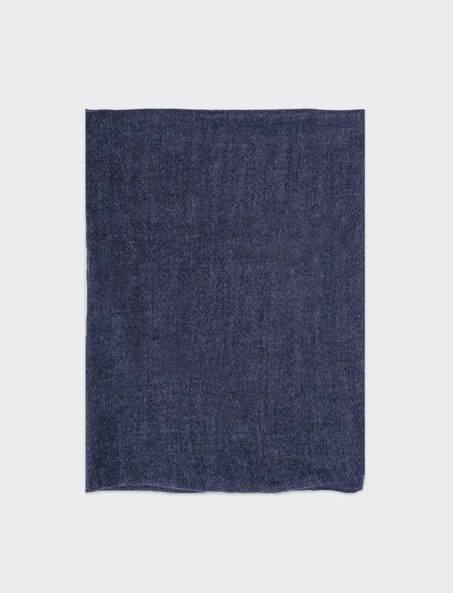 Sciarpa melange leggera senza frange uomo - Blu