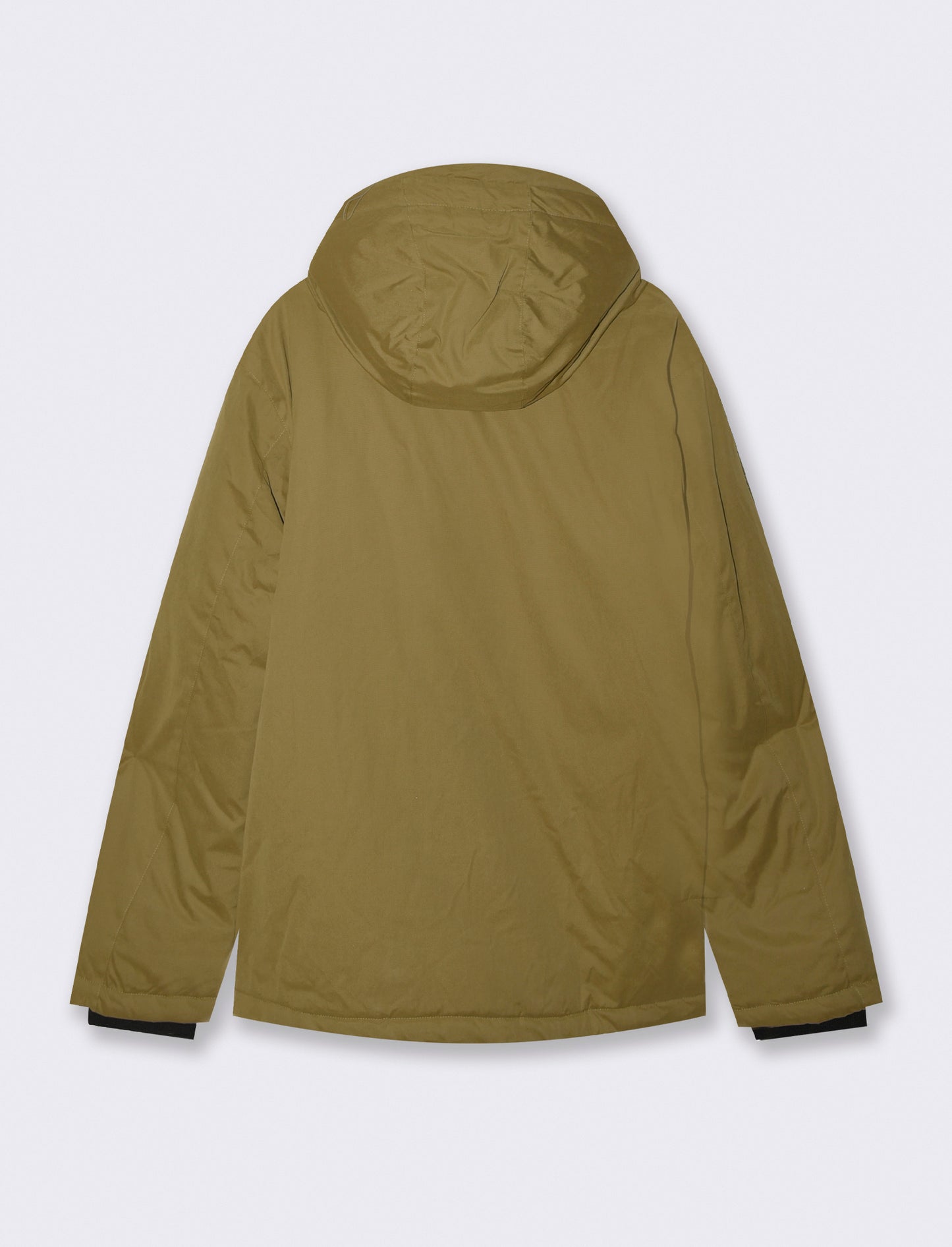 GIACCONE CON CAPPUCCIO IN TESSUTO PREMIUM - Verde oliva