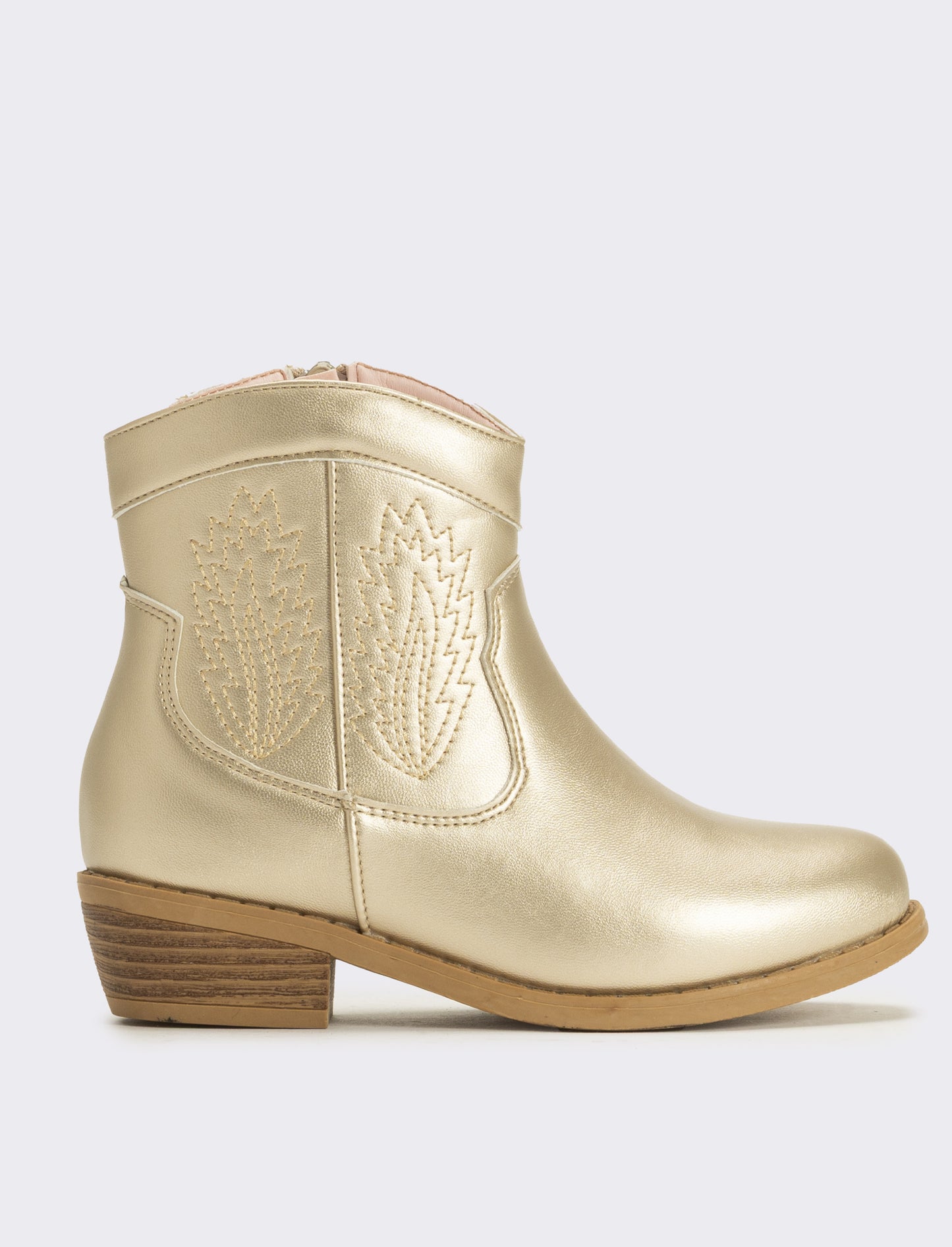 Stivaletto cowgirl da bambina - Oro