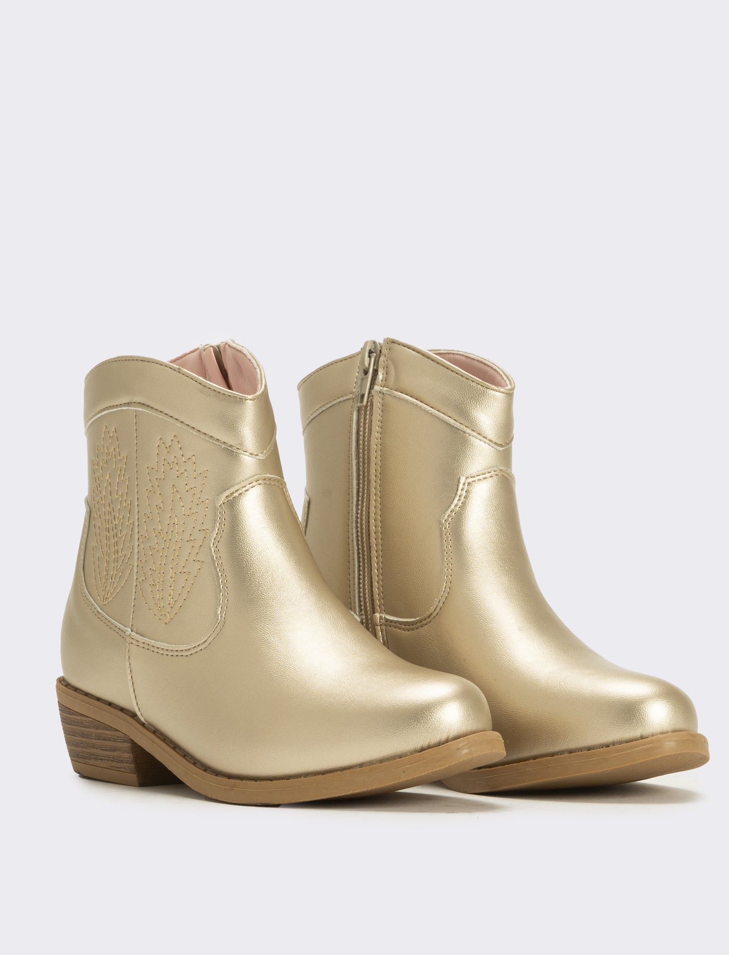 Stivaletto cowgirl da bambina - Oro