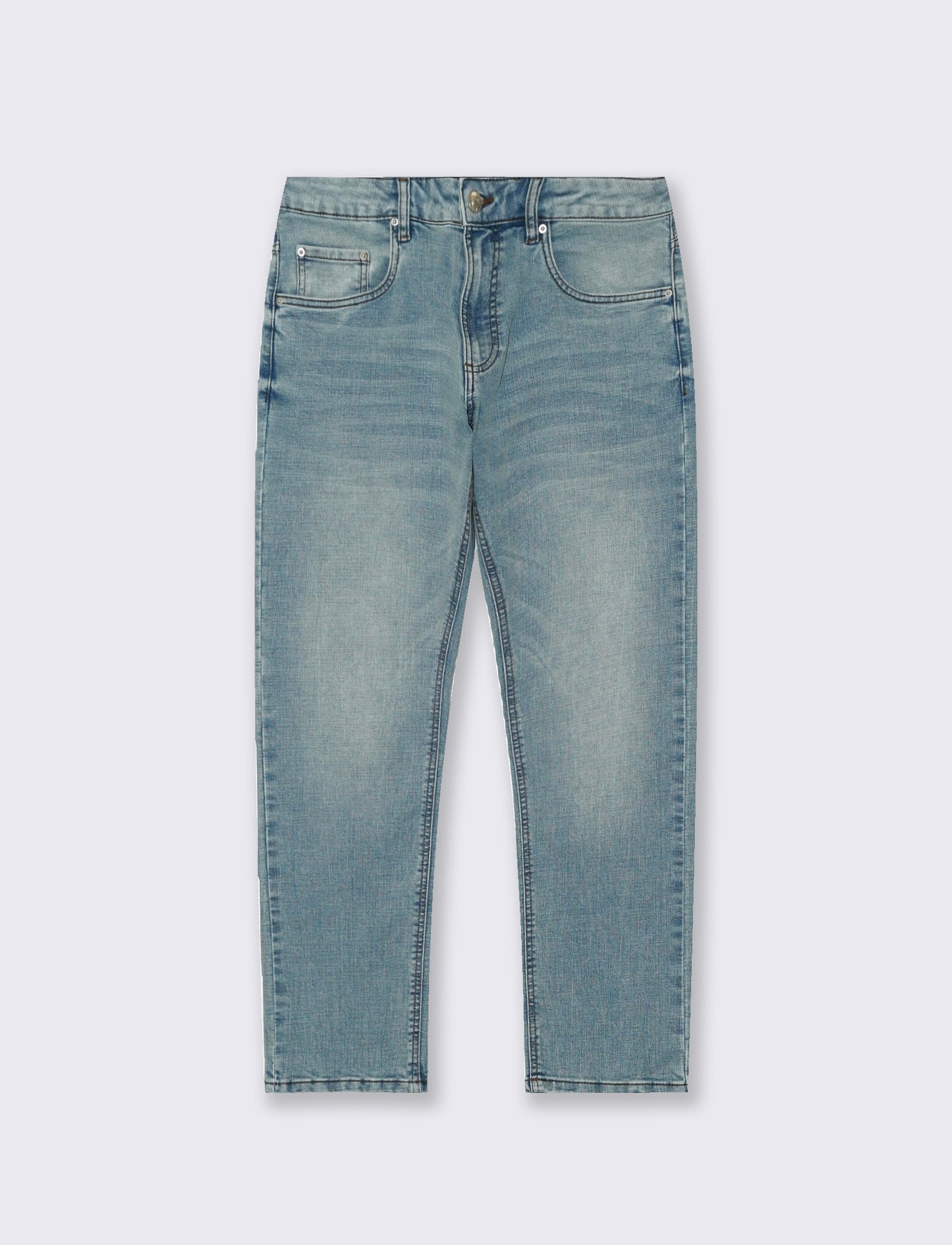 JEANS SLIM FIT BLU CHIARO. - Denim chiaro