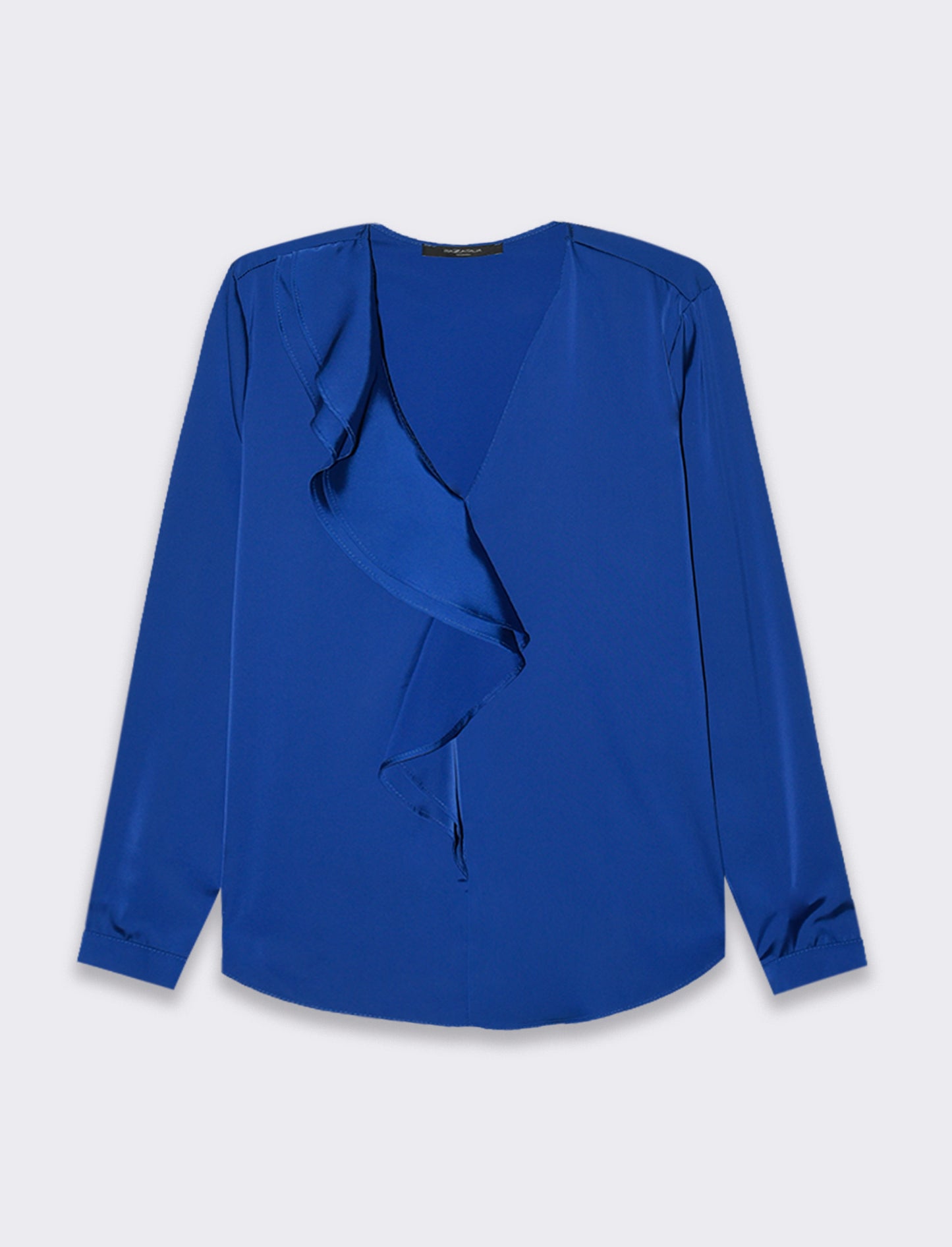 Casacca con rouches - Blu