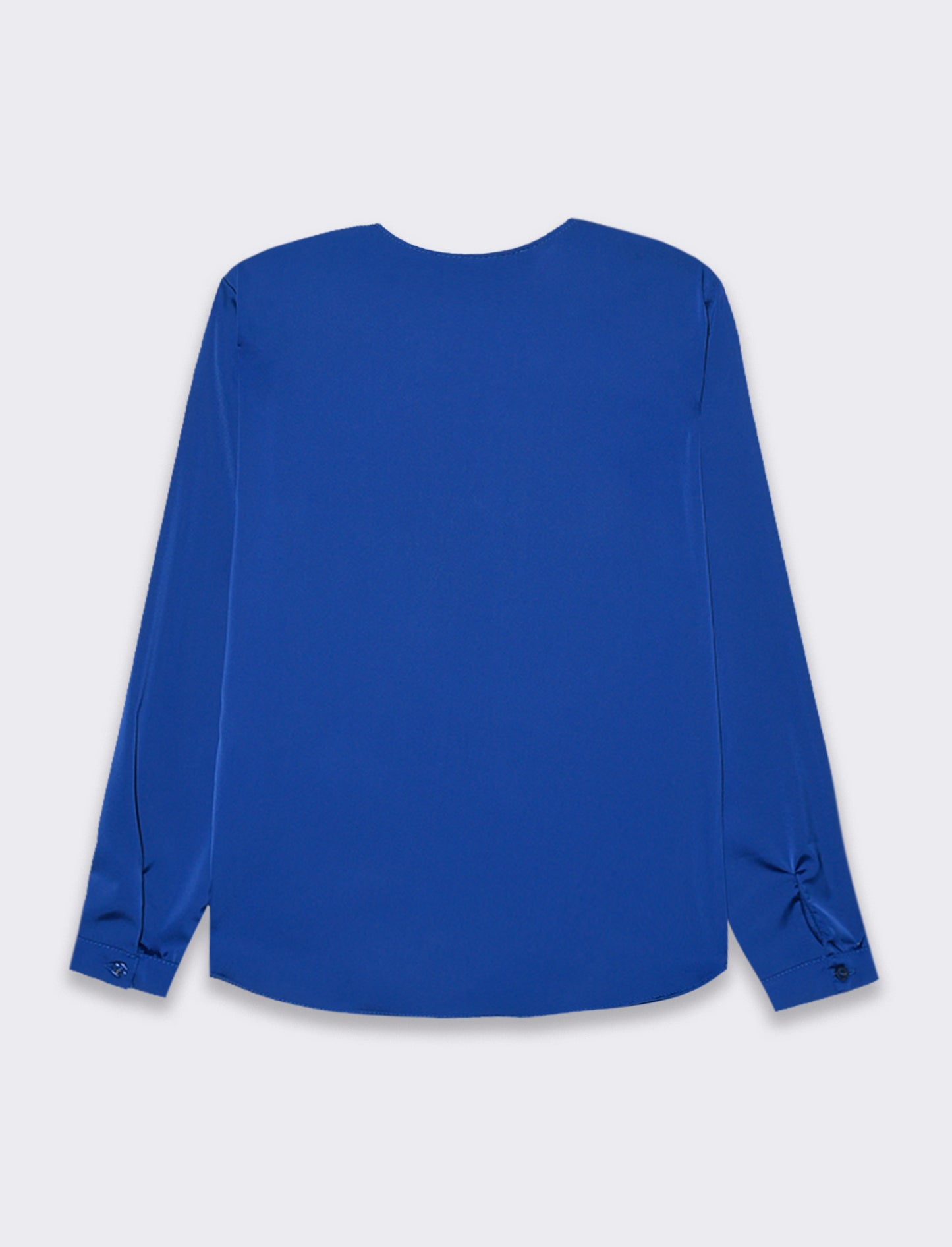Casacca con rouches - Blu
