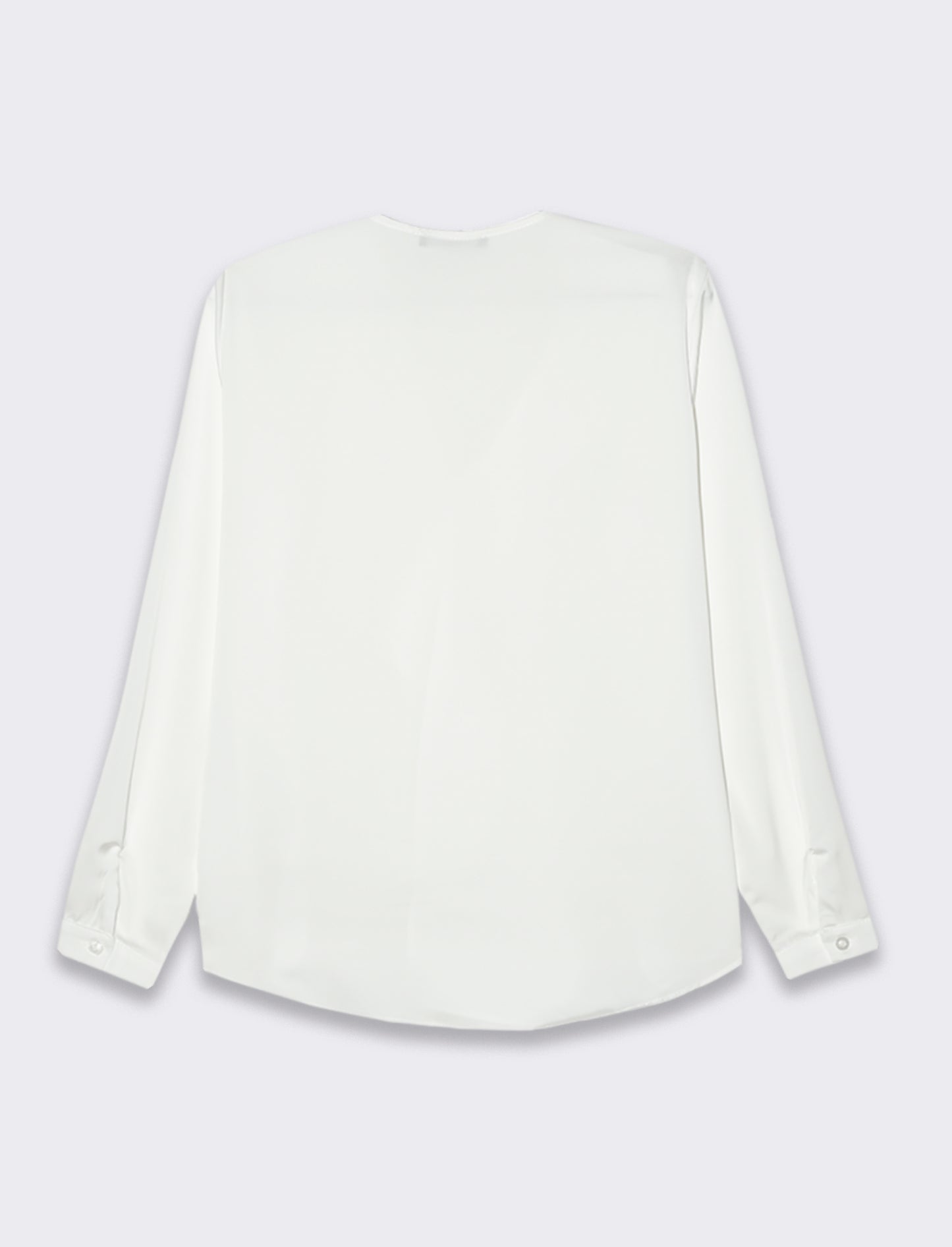 Casacca con rouches - Bianco latte