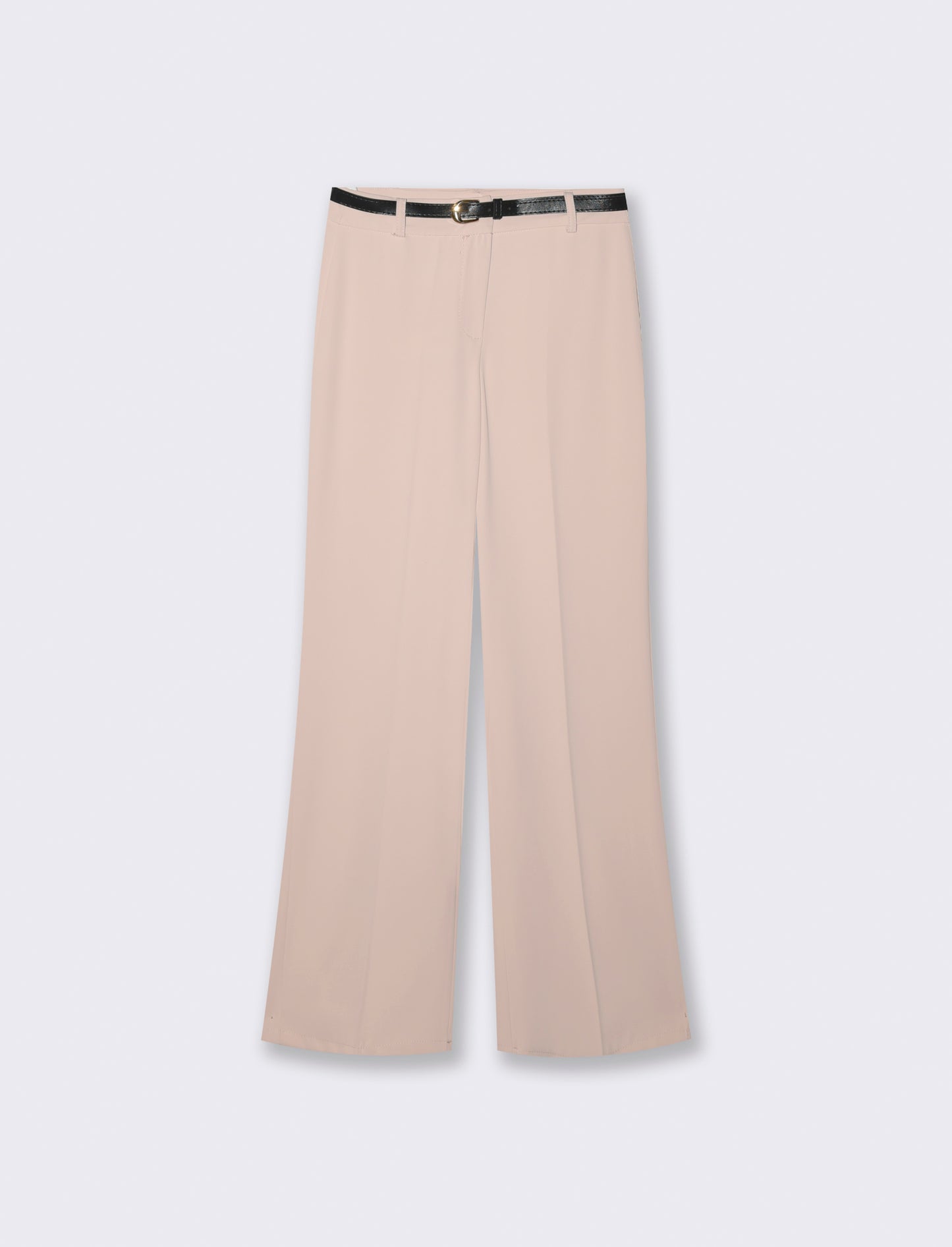 Pantalone palazzo con cintura - Rosa