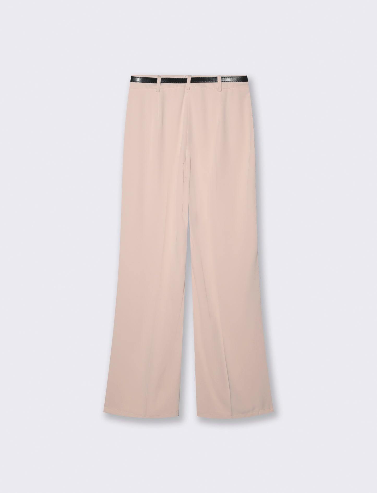 Pantalone palazzo con cintura - Rosa