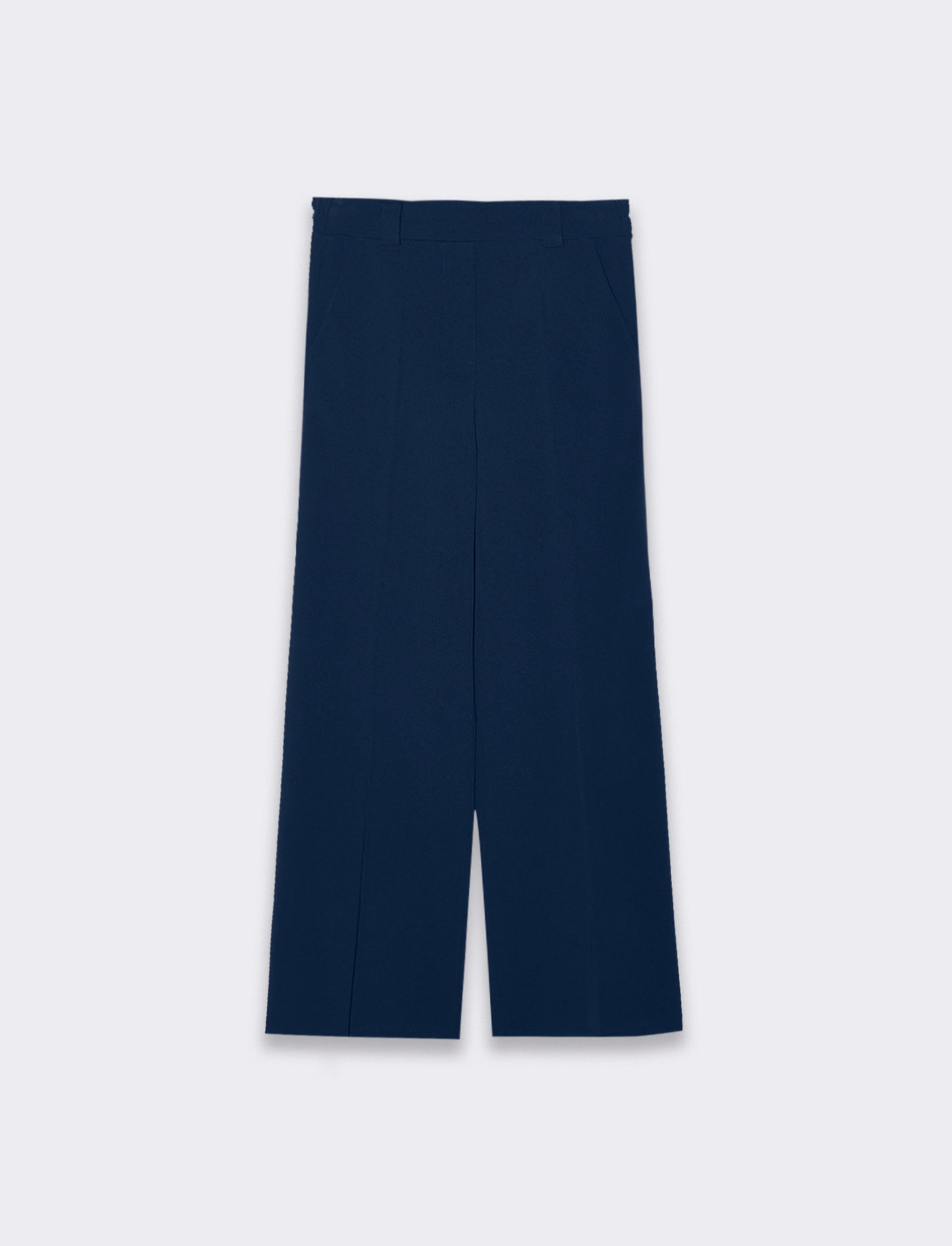Pantalone a palazzo confort fit da donna - Blu