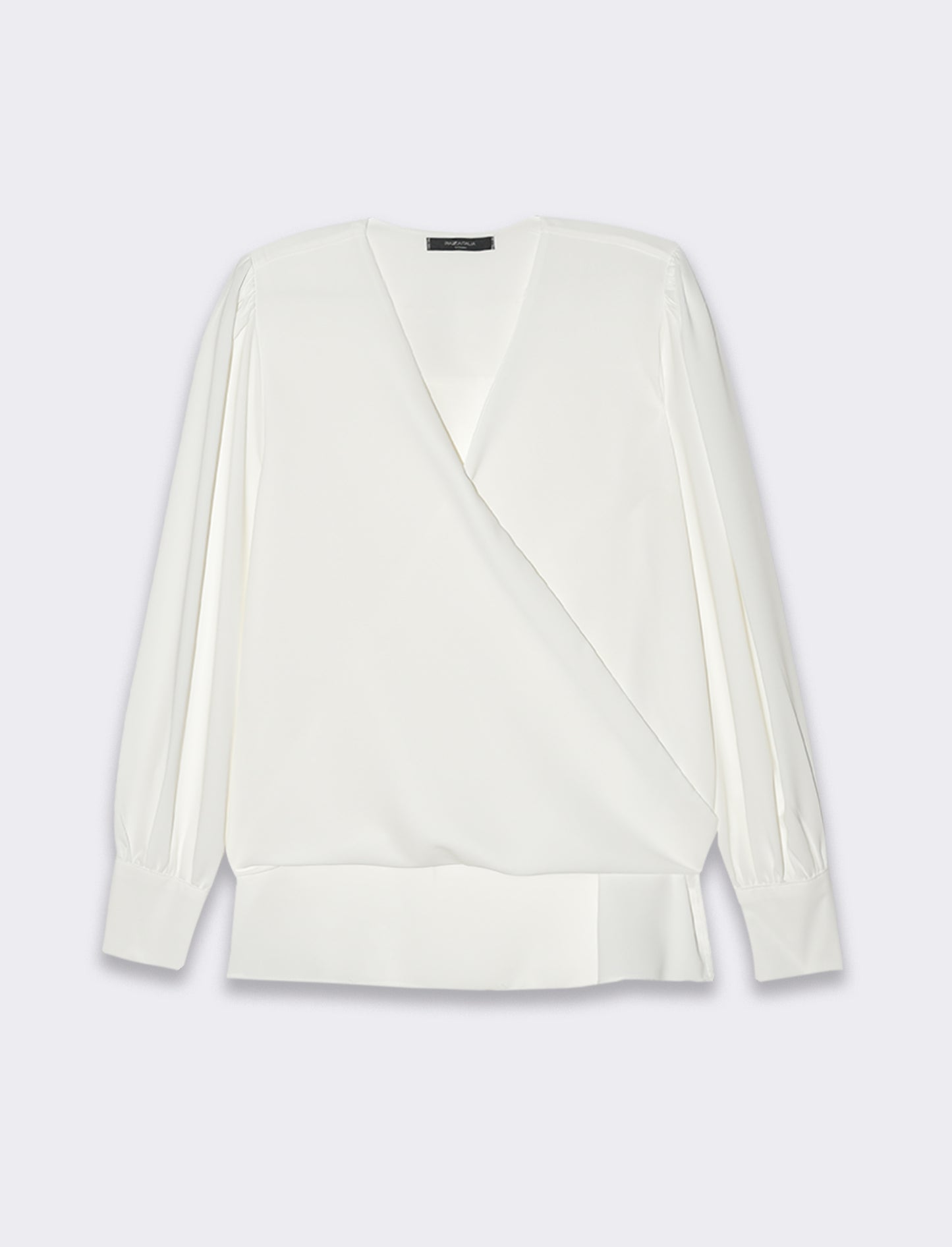 Crossover soft jacket long sleeve - White