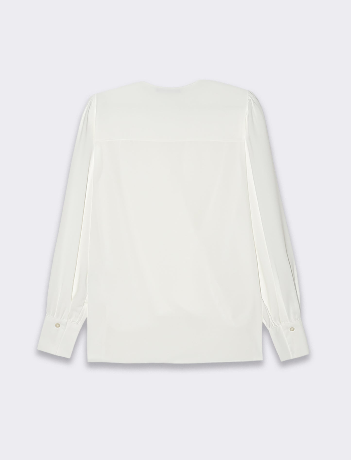 Crossover soft jacket long sleeve - White