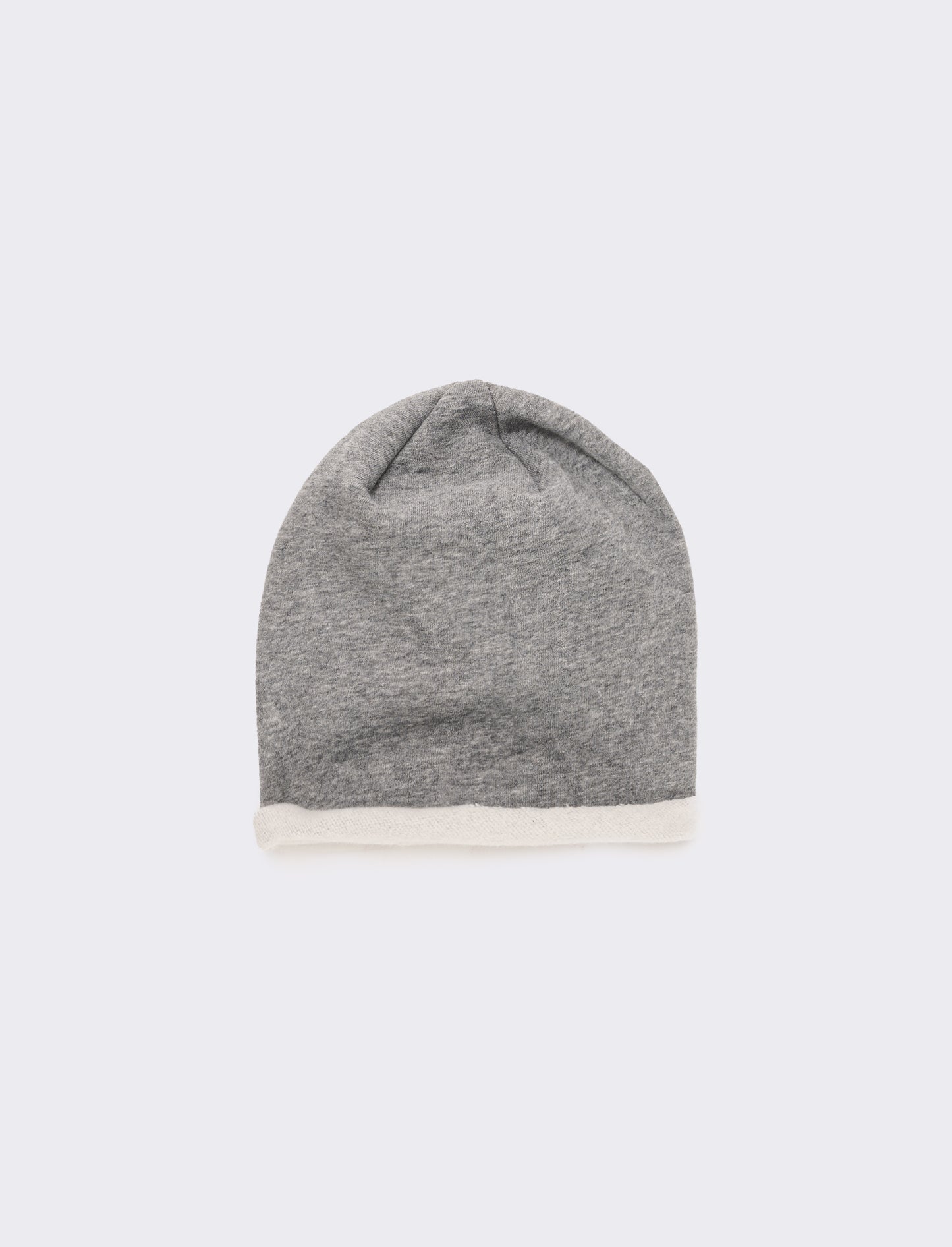 Cappello cuffia in french terry bambino - Grigio