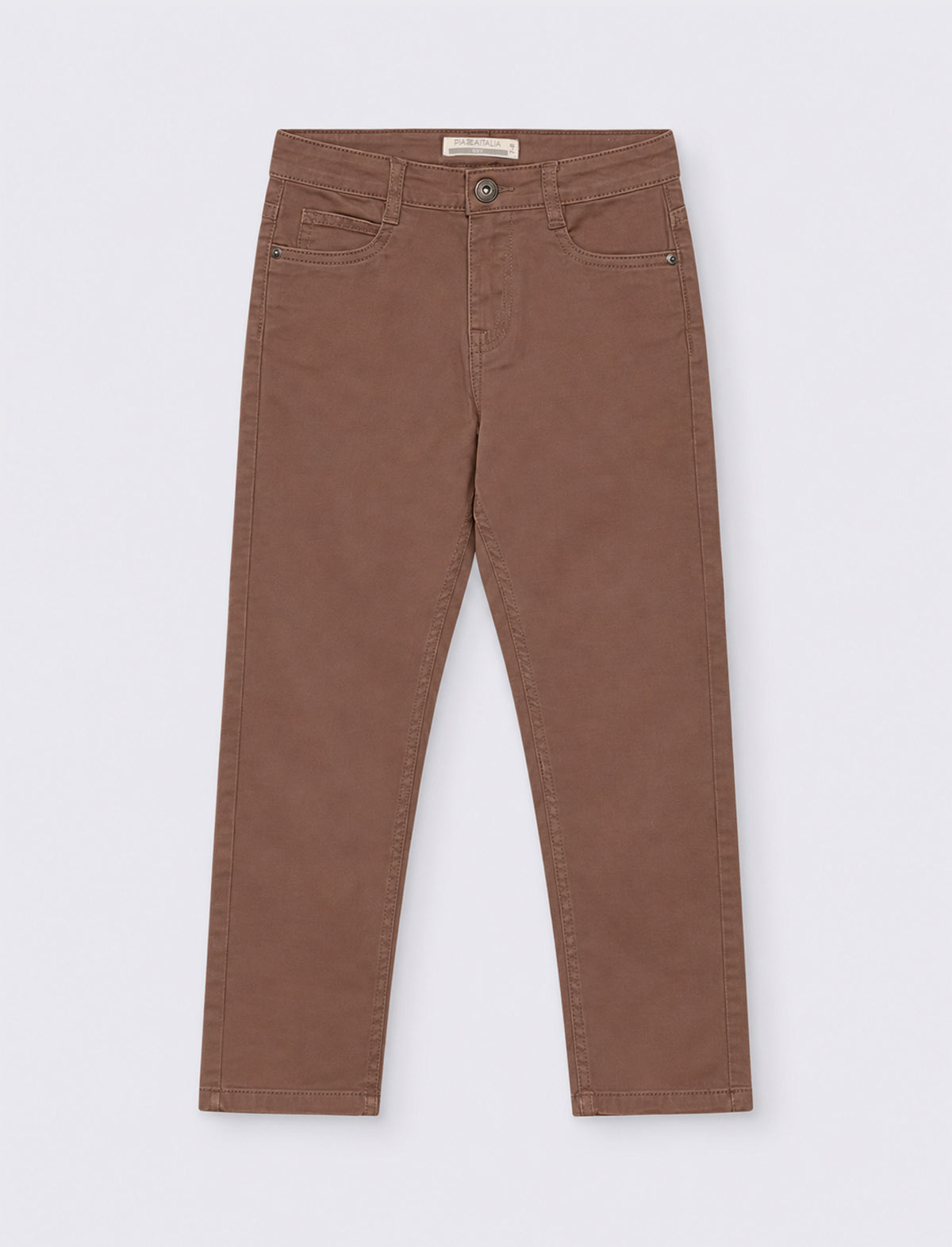 PANTALONI CINQUE TASCHE - Grigio talpa