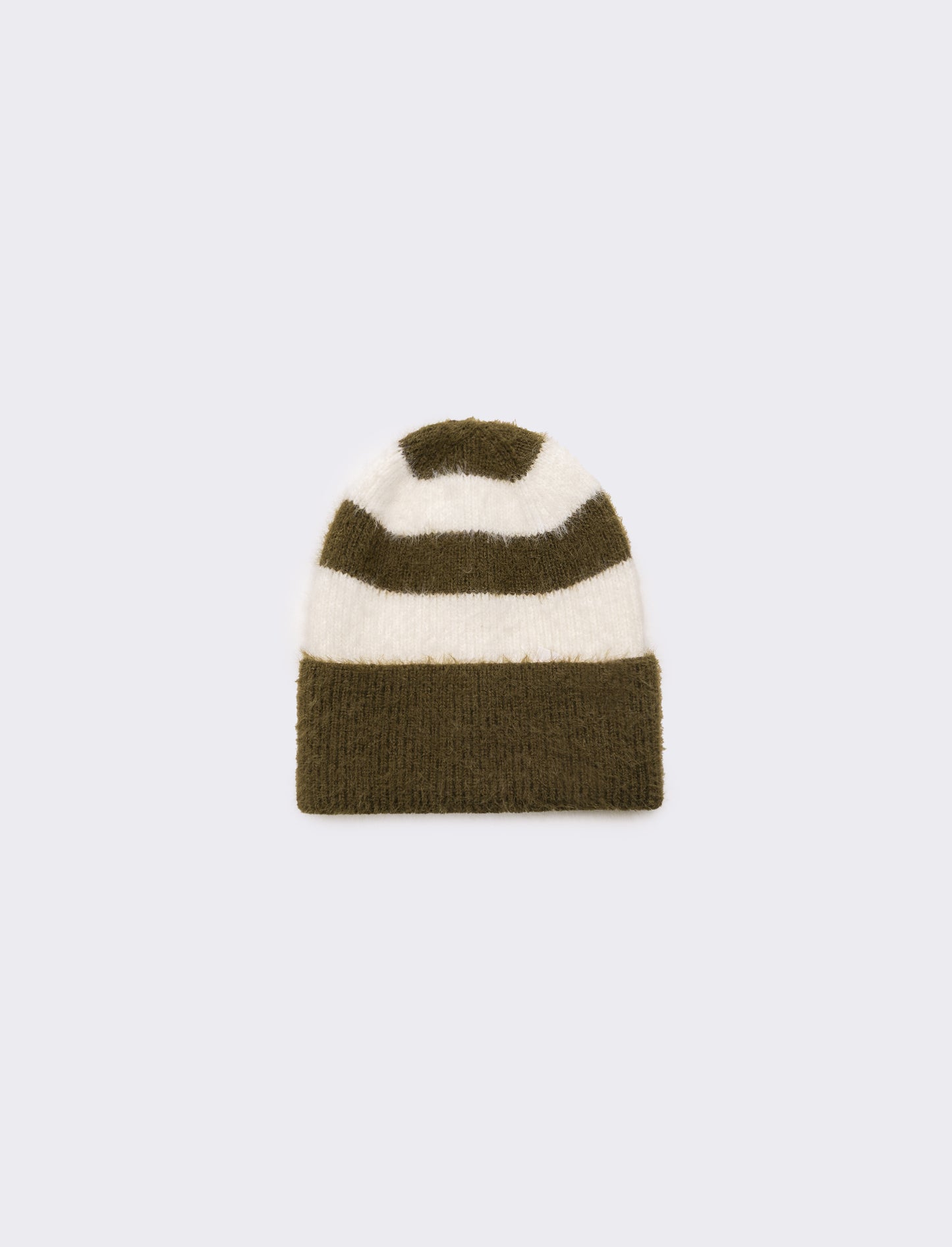Cappello riga larga con pon pon bambino - Verde