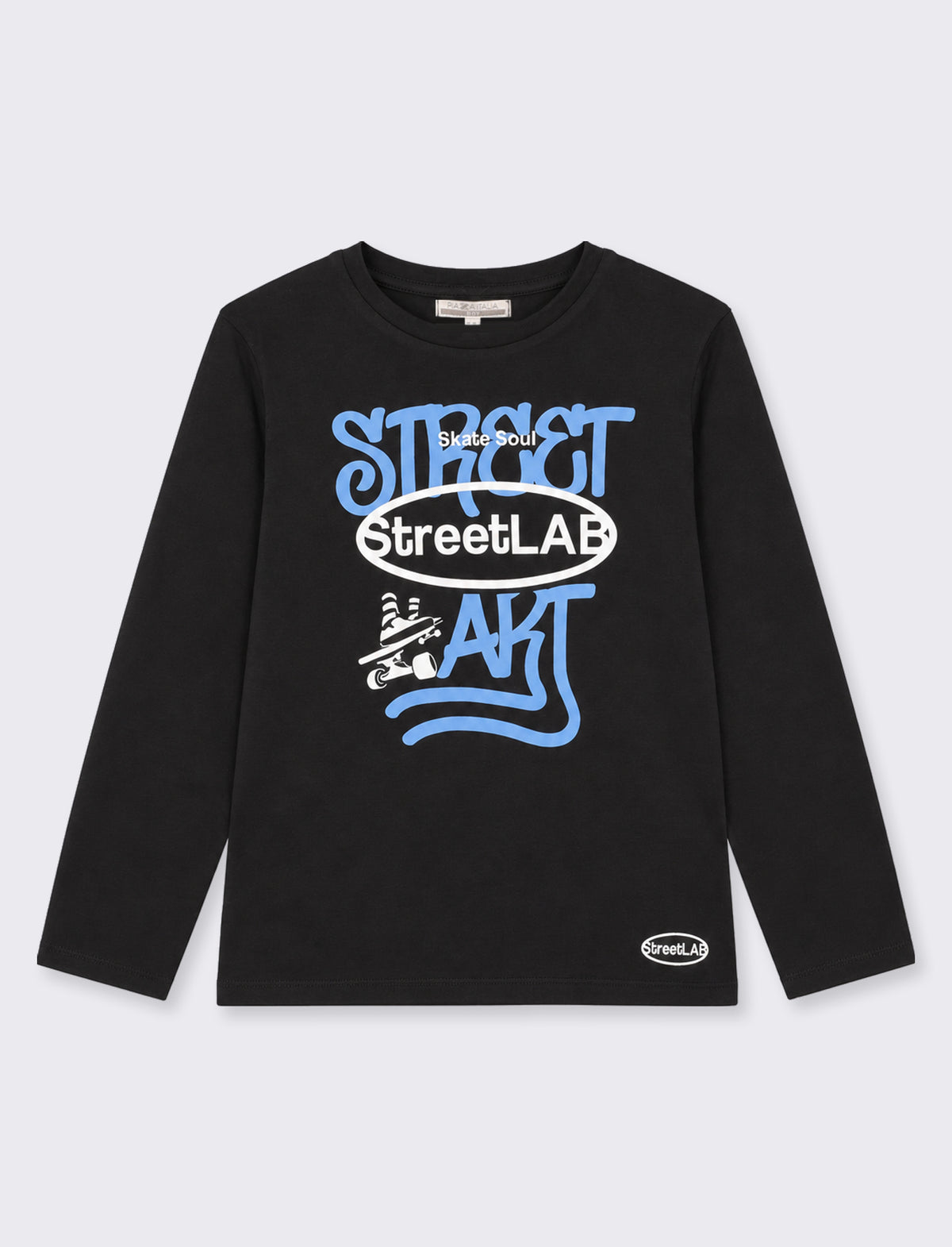 T-shirt con stampa - Nero