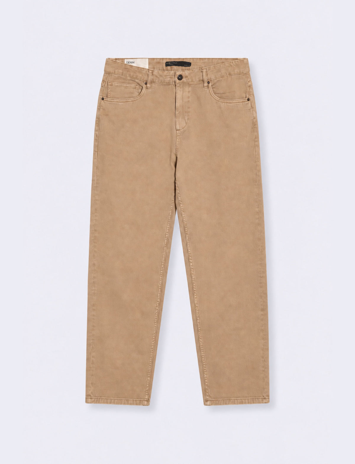 PANTALONI 5 TASCHE SLIM FIT - Beige
