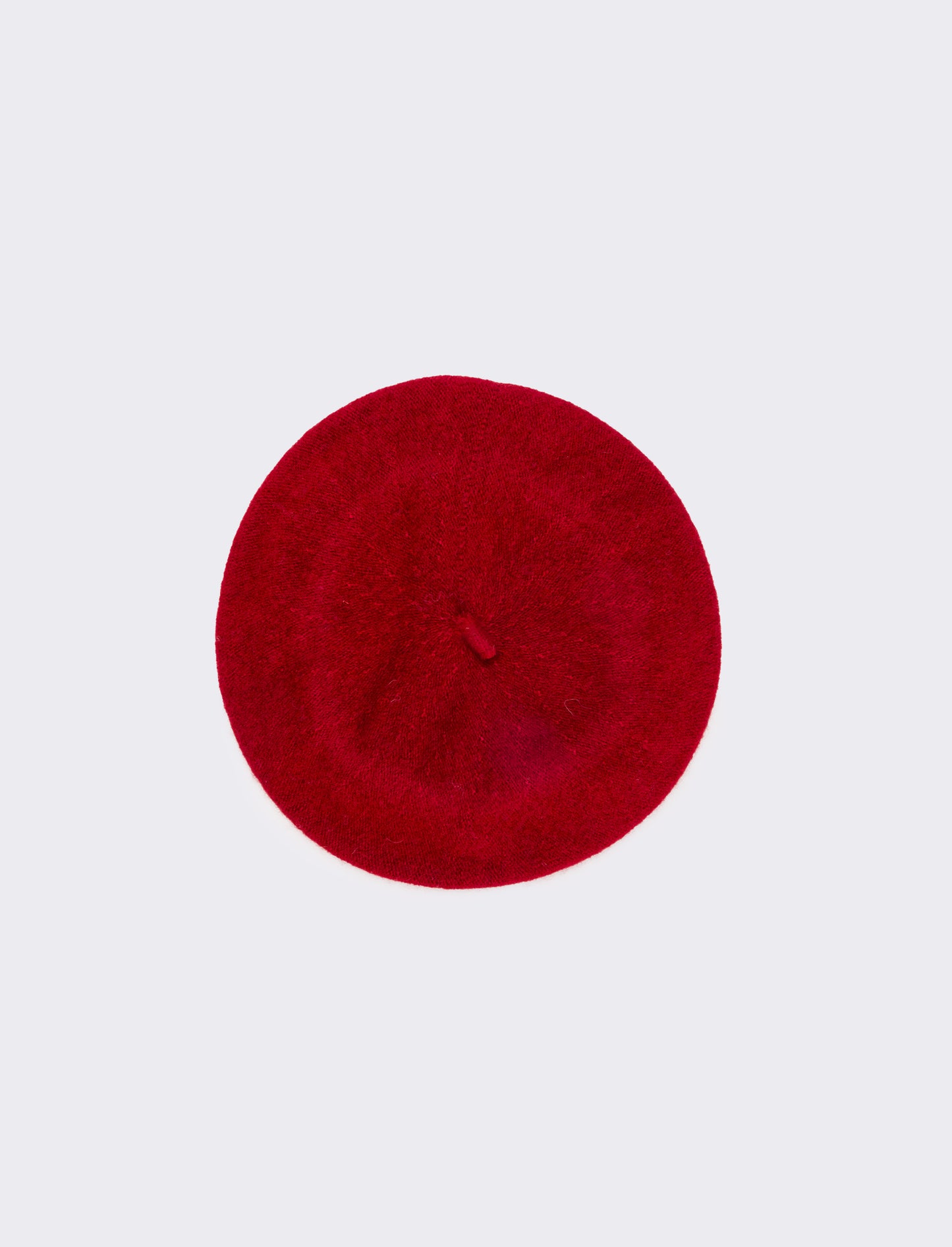Cappello basco con fiocco bambina - Rosso