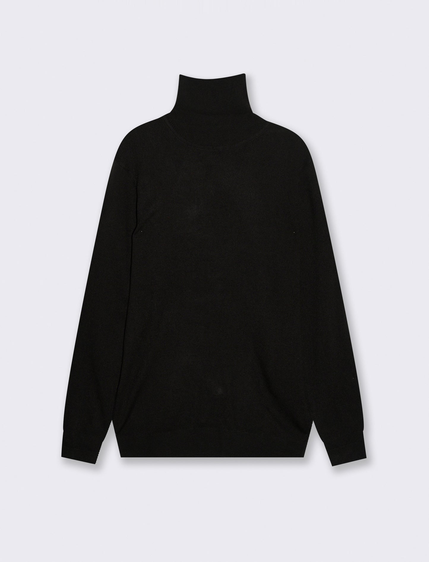 MAGLIA COLLO ALTO BASIC - Nero