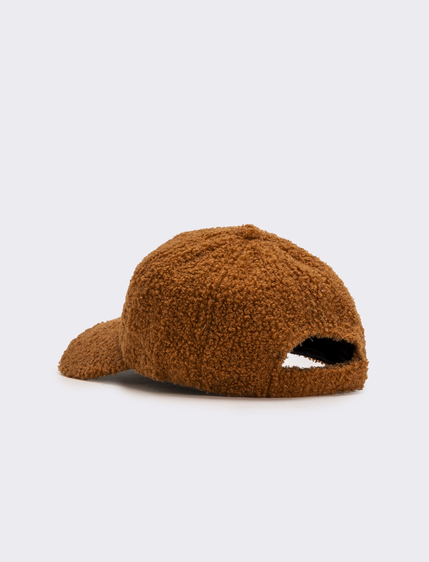 Cappello baseball pelliccia agnello - Marrone