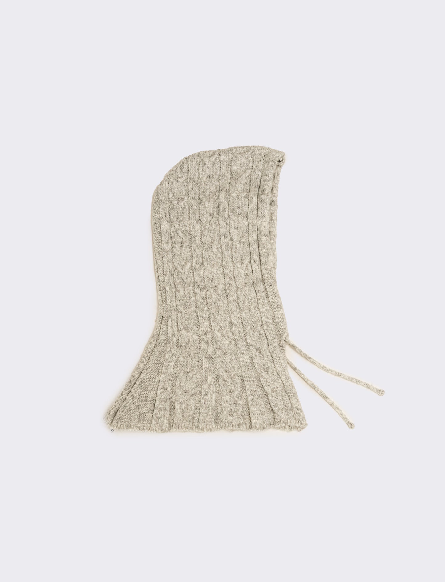 Cappello con collo modello balaclava - Grigio