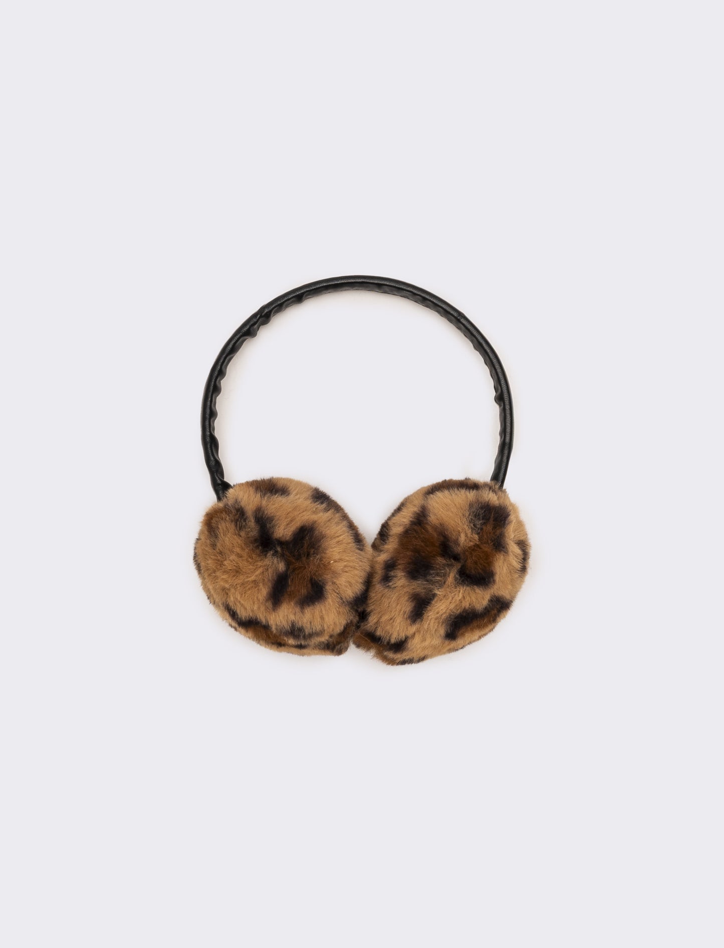 Copriorecchie con ecopelle donna - Leopardato