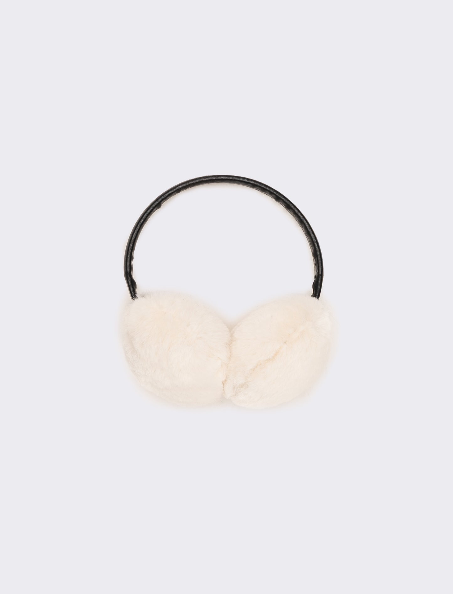 Copriorecchie con ecopelle donna - Beige