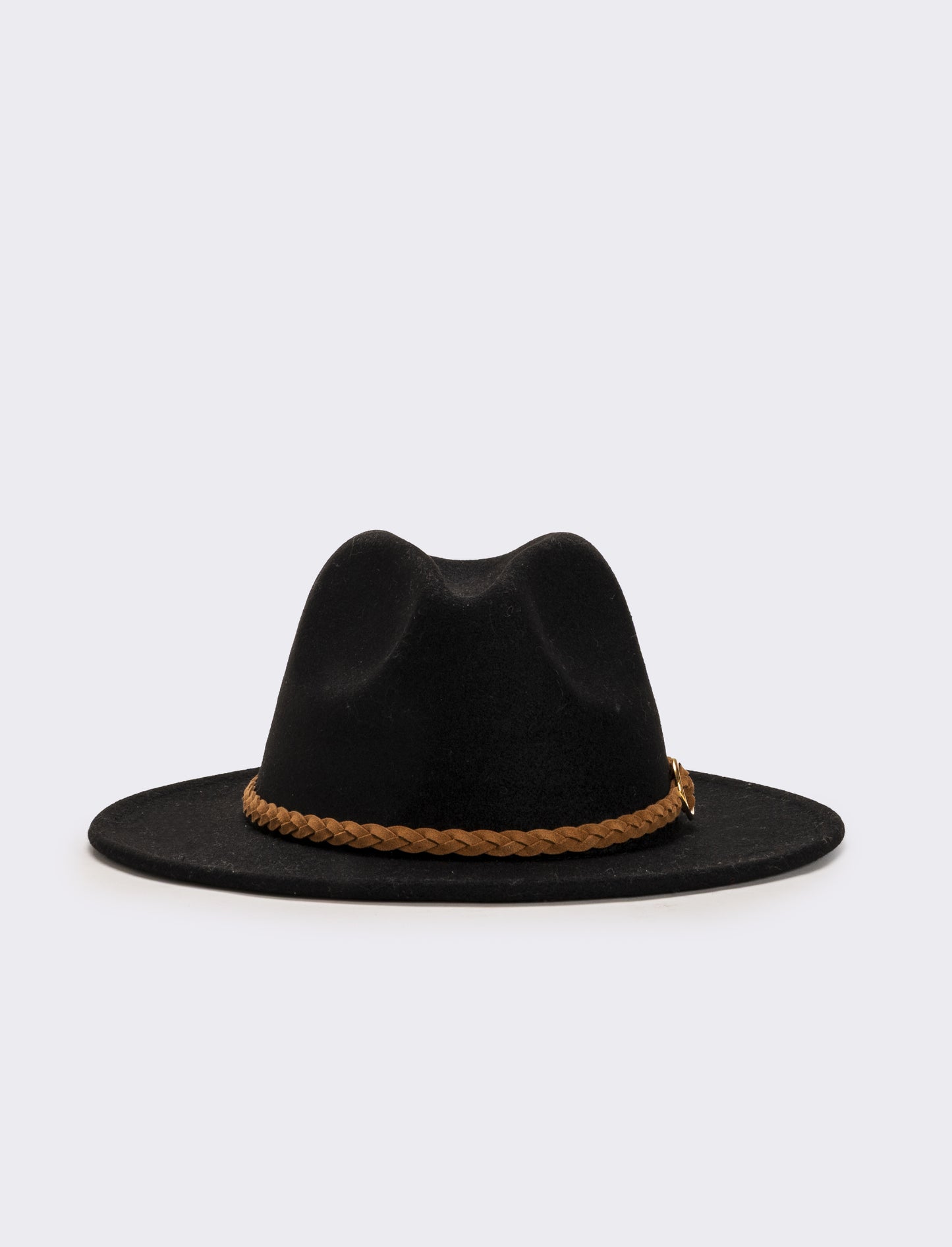 Cappello cowboy leopardato e nero - Nero