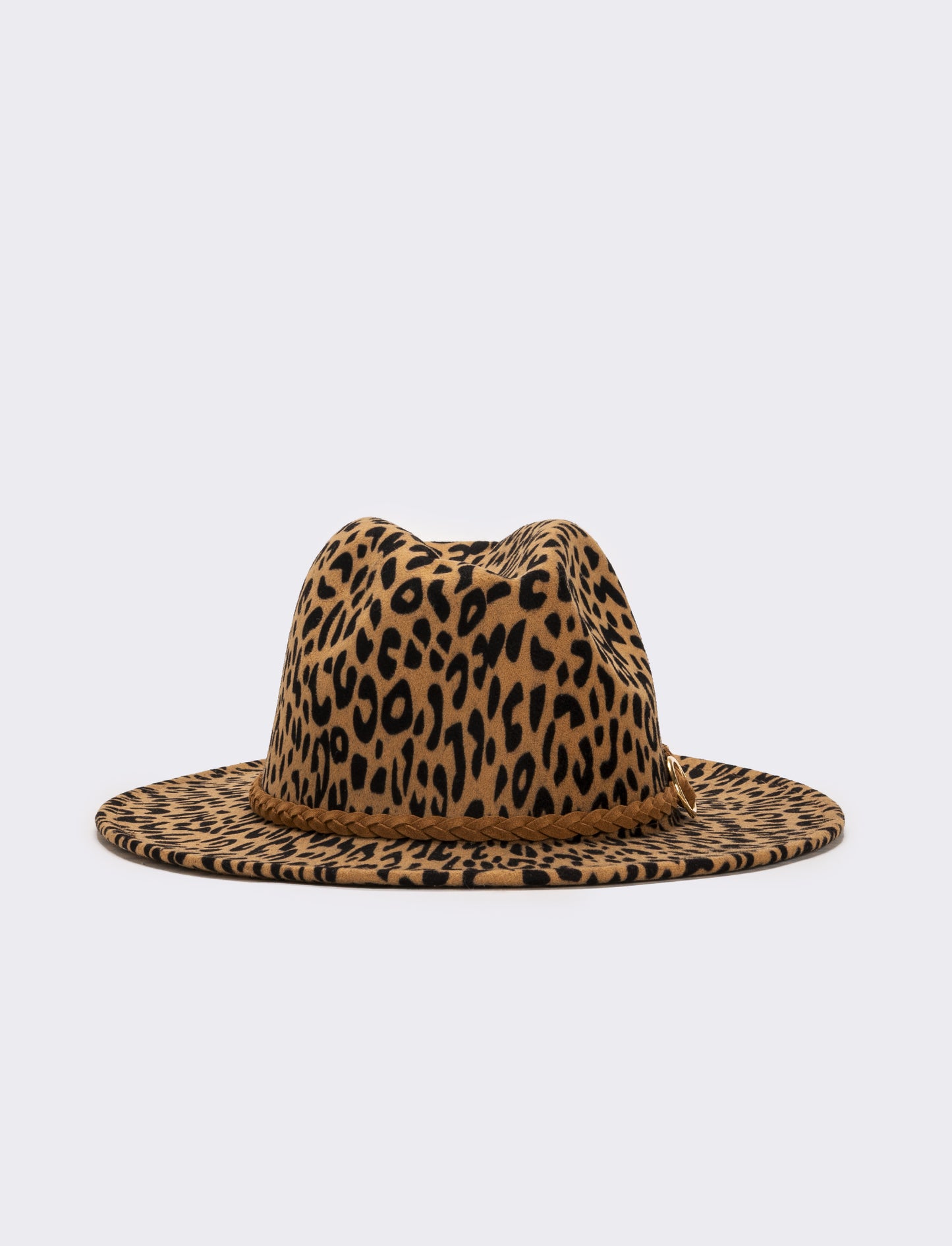 Cappello cowboy leopardato e nero - Leopardato