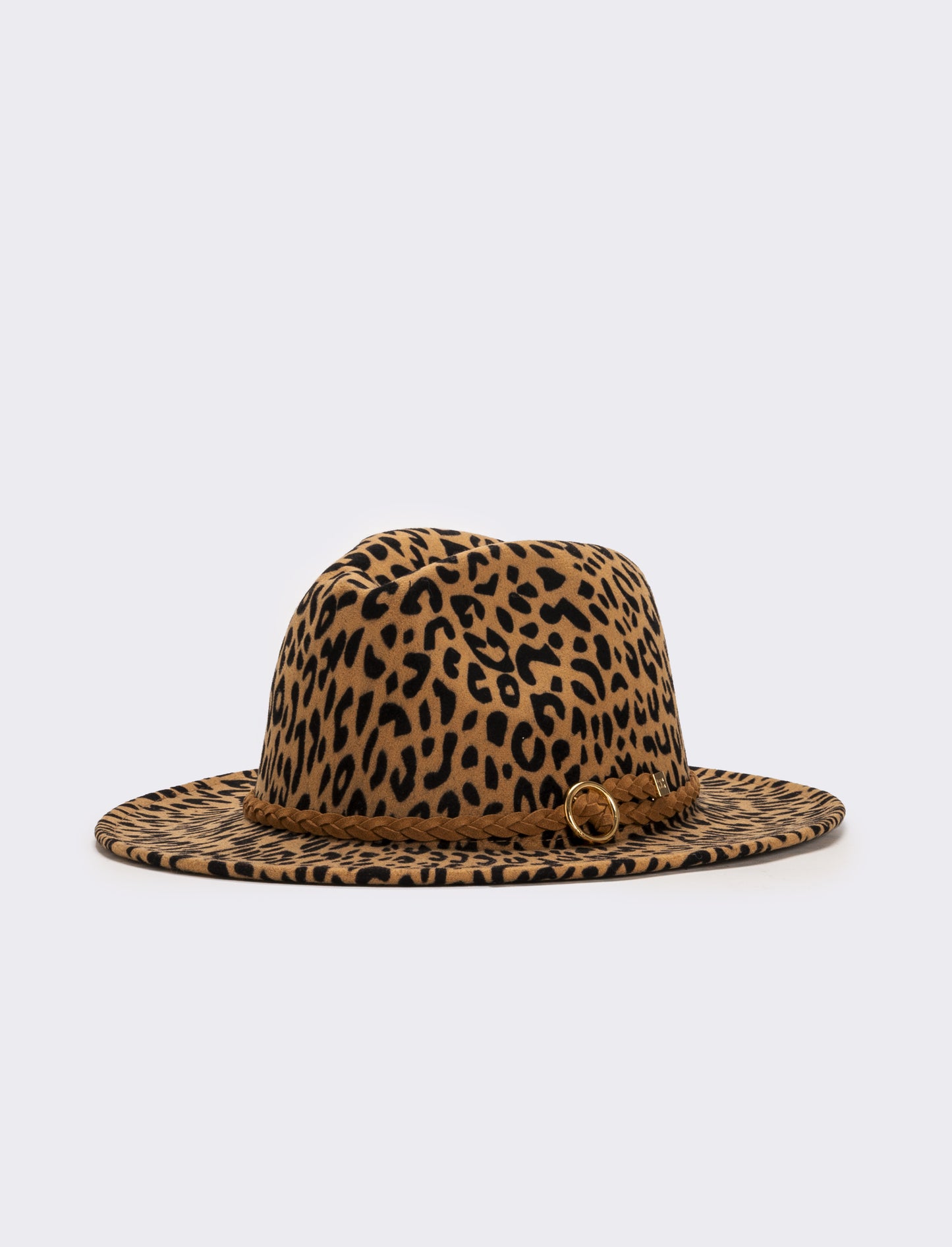 Cappello cowboy leopardato e nero - Leopardato