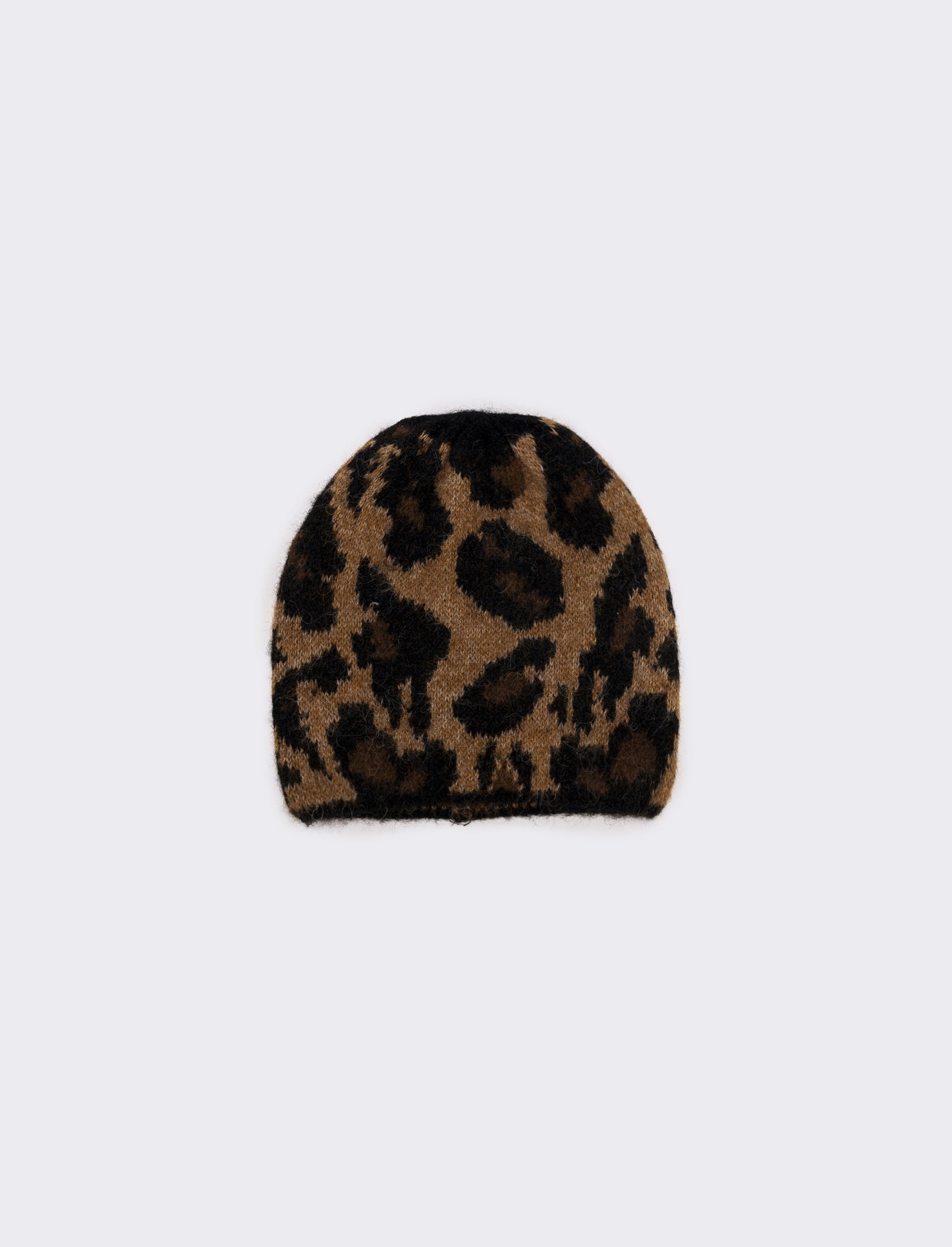 Cappello cuffia leopardato donna - Beige