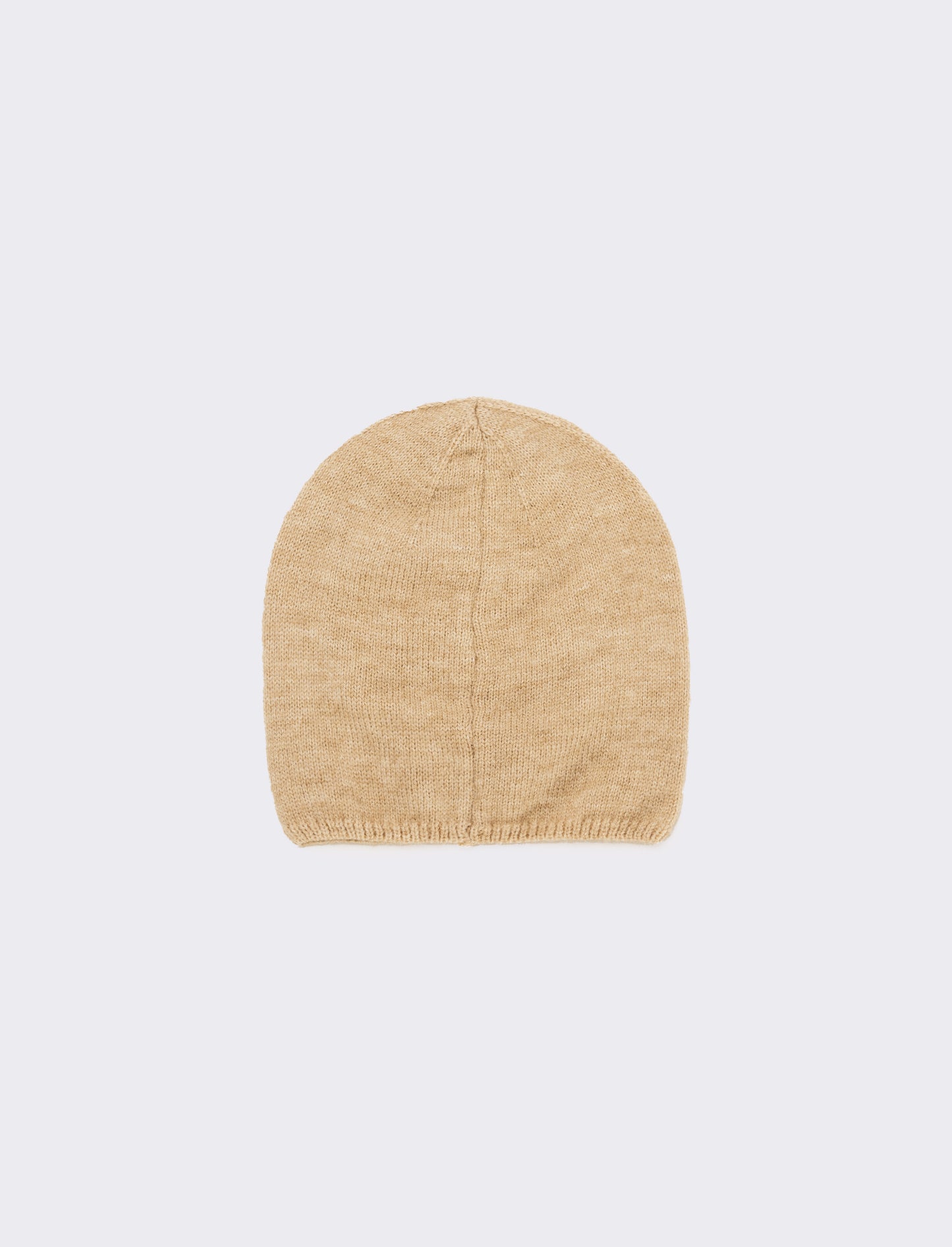 Cappello cuffia con fiocchetti velluto - Beige