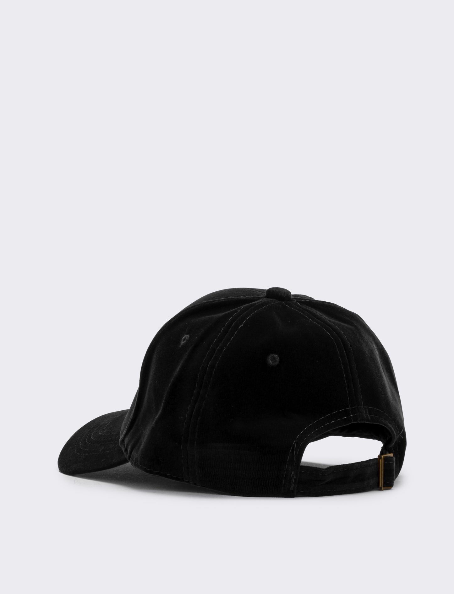 Cappello baseball velluto donna - Nero