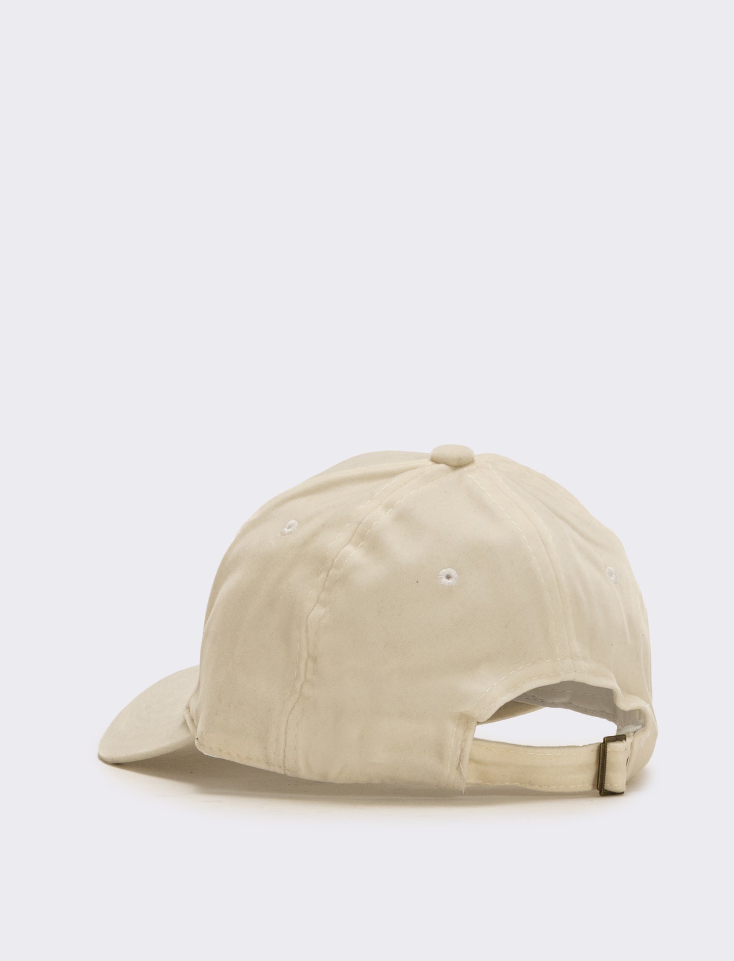 Cappello baseball velluto donna - Bianco